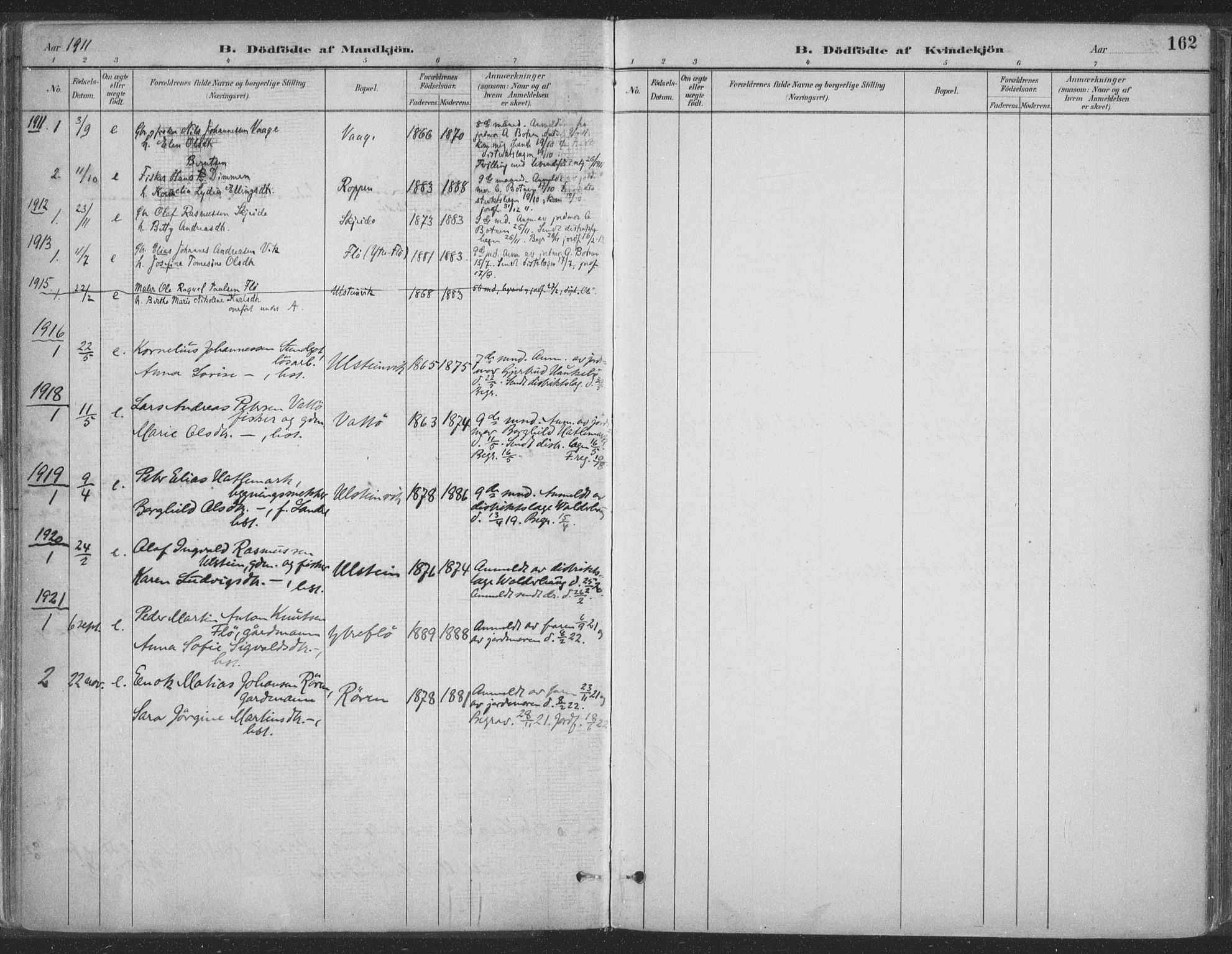 Ministerialprotokoller, klokkerbøker og fødselsregistre - Møre og Romsdal, SAT/A-1454/509/L0106: Ministerialbok nr. 509A04, 1883-1922, s. 162