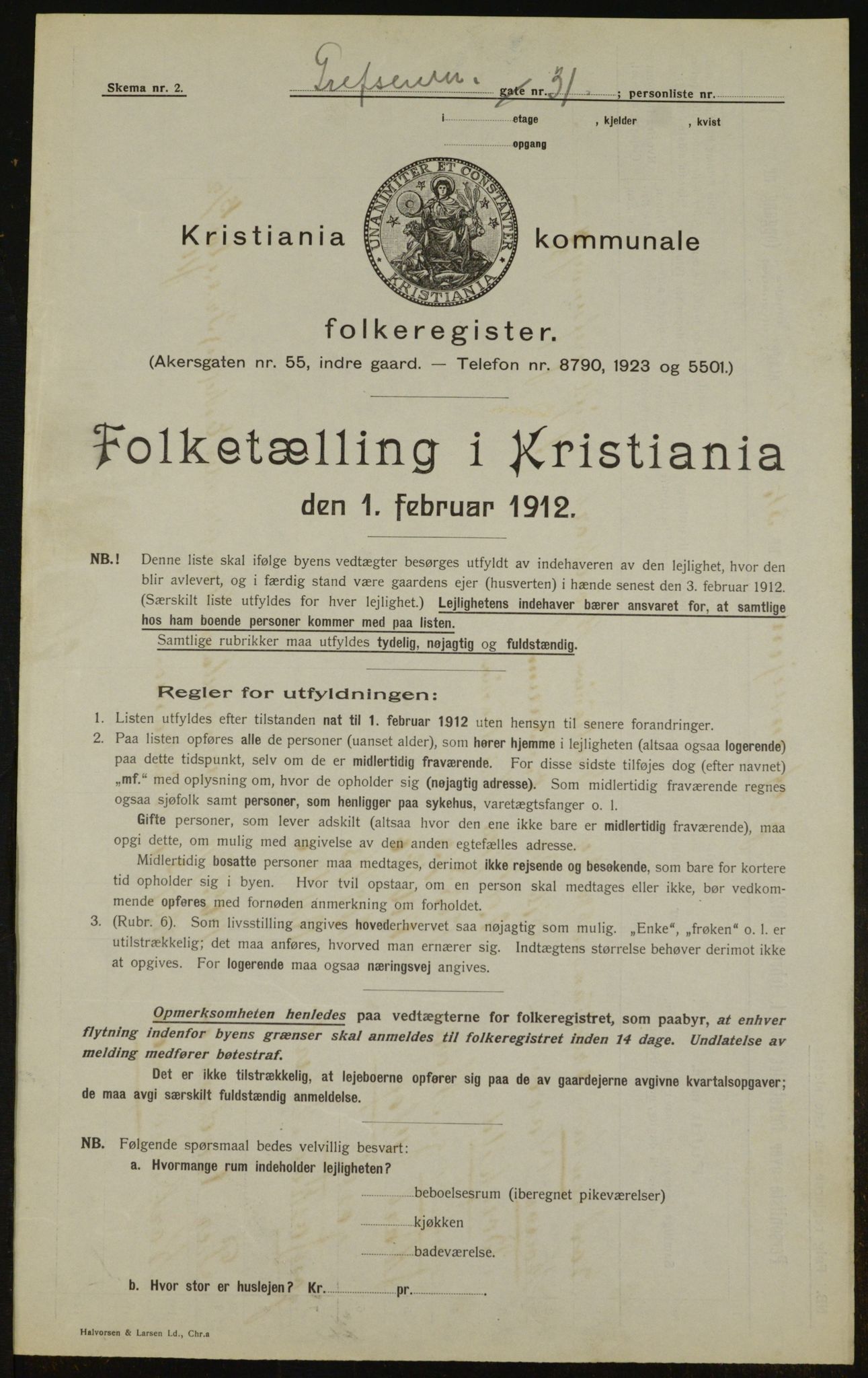 OBA, Kommunal folketelling 1.2.1912 for Kristiania, 1912, s. 29503