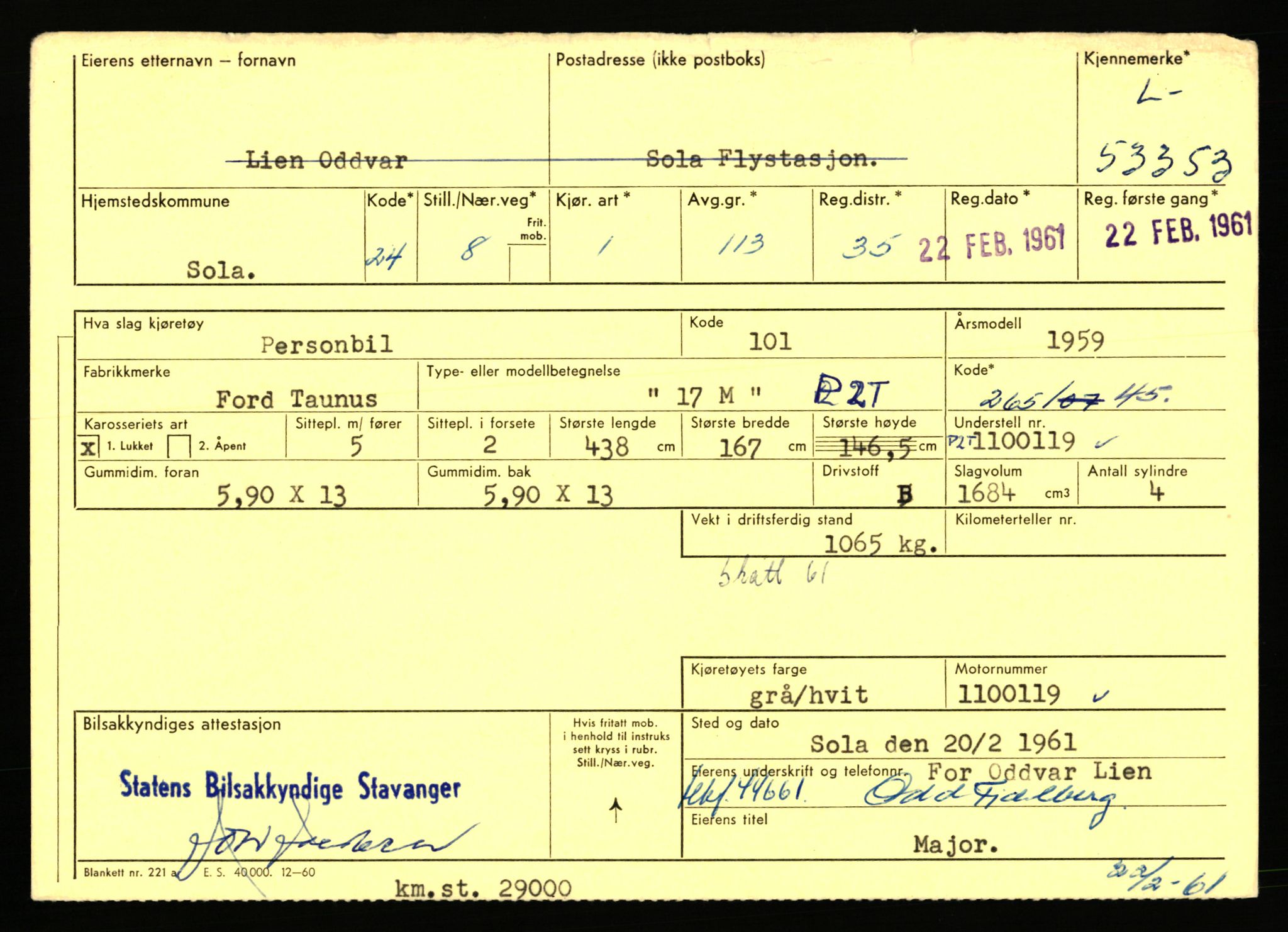 Stavanger trafikkstasjon, AV/SAST-A-101942/0/F/L0053: L-52900 - L-54199, 1930-1971, s. 1187