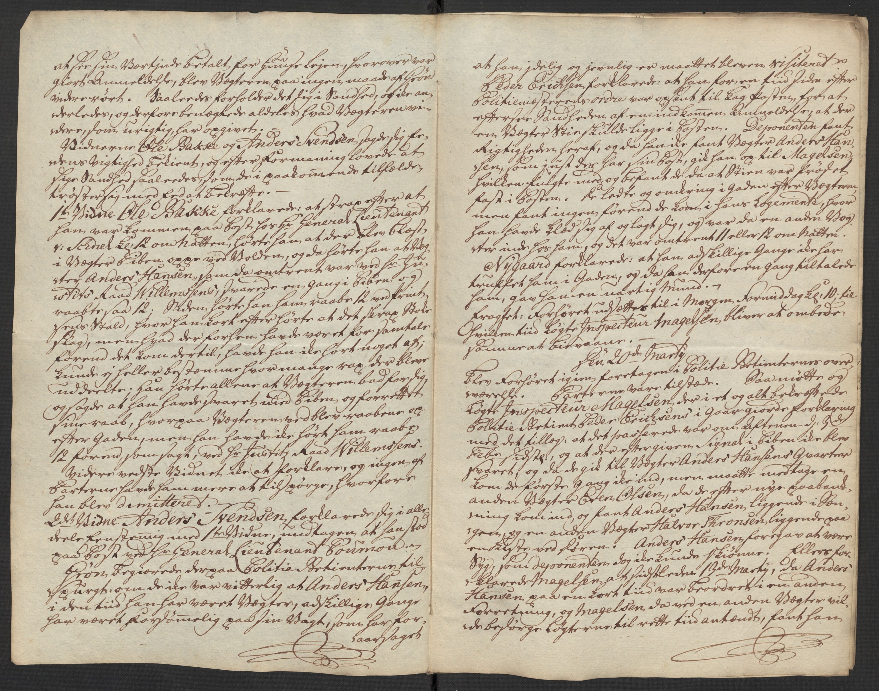 Oslo politidistrikt, AV/SAO-A-10085/D/Da/L0003: Innkomne brev, pro memoria m.v., 1781, s. 279