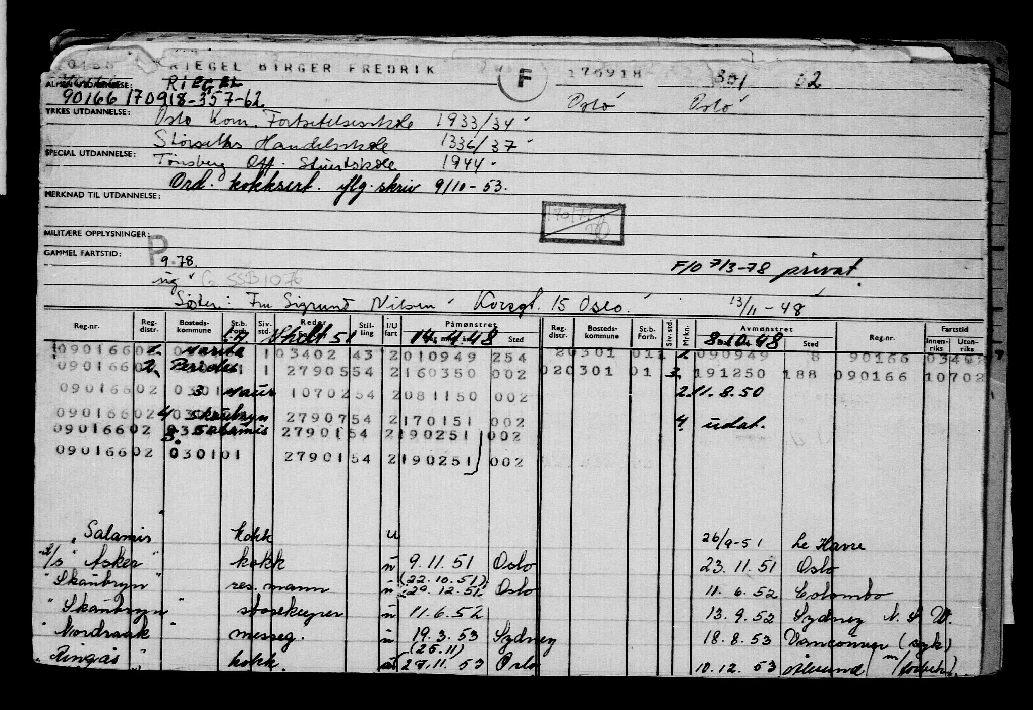 Direktoratet for sjømenn, AV/RA-S-3545/G/Gb/L0162: Hovedkort, 1918, s. 408