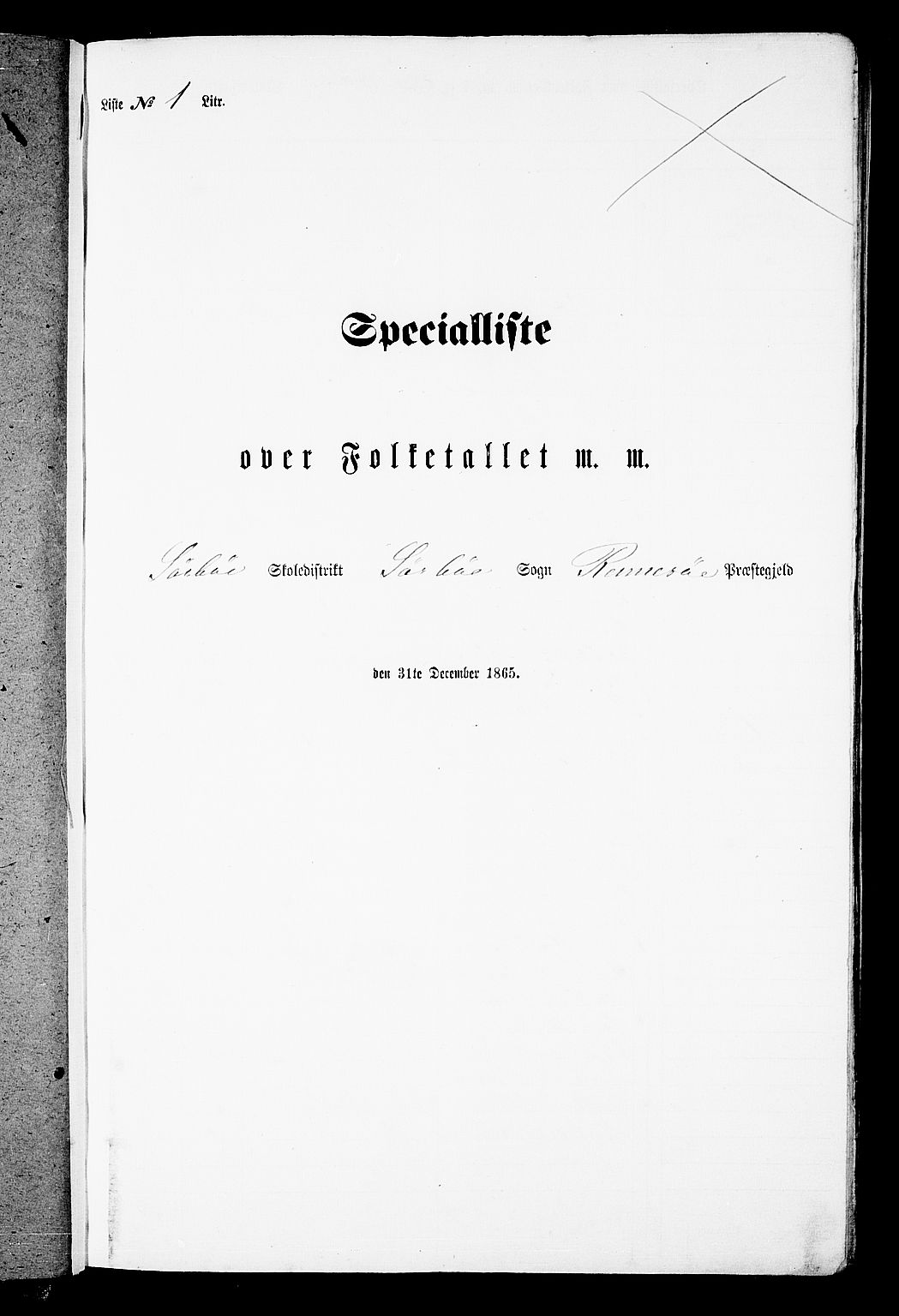 RA, Folketelling 1865 for 1142P Rennesøy prestegjeld, 1865, s. 10