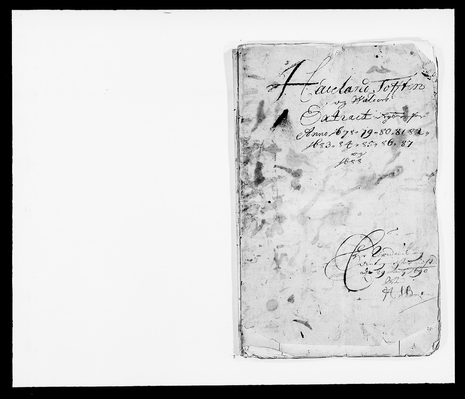 Rentekammeret inntil 1814, Reviderte regnskaper, Fogderegnskap, RA/EA-4092/R18/L1287: Fogderegnskap Hadeland, Toten og Valdres, 1688, s. 2