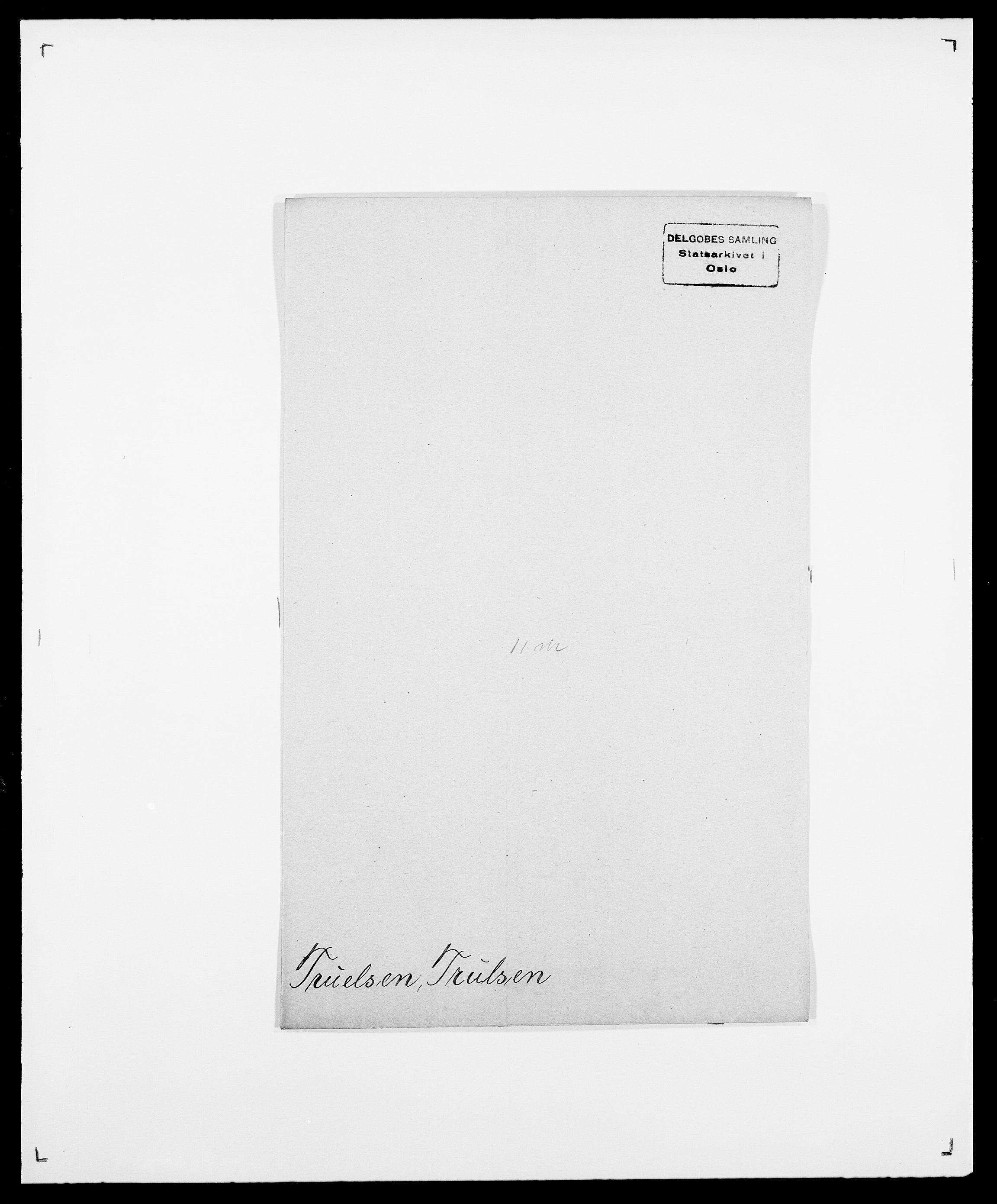 Delgobe, Charles Antoine - samling, AV/SAO-PAO-0038/D/Da/L0039: Thorsen - Urup, s. 399