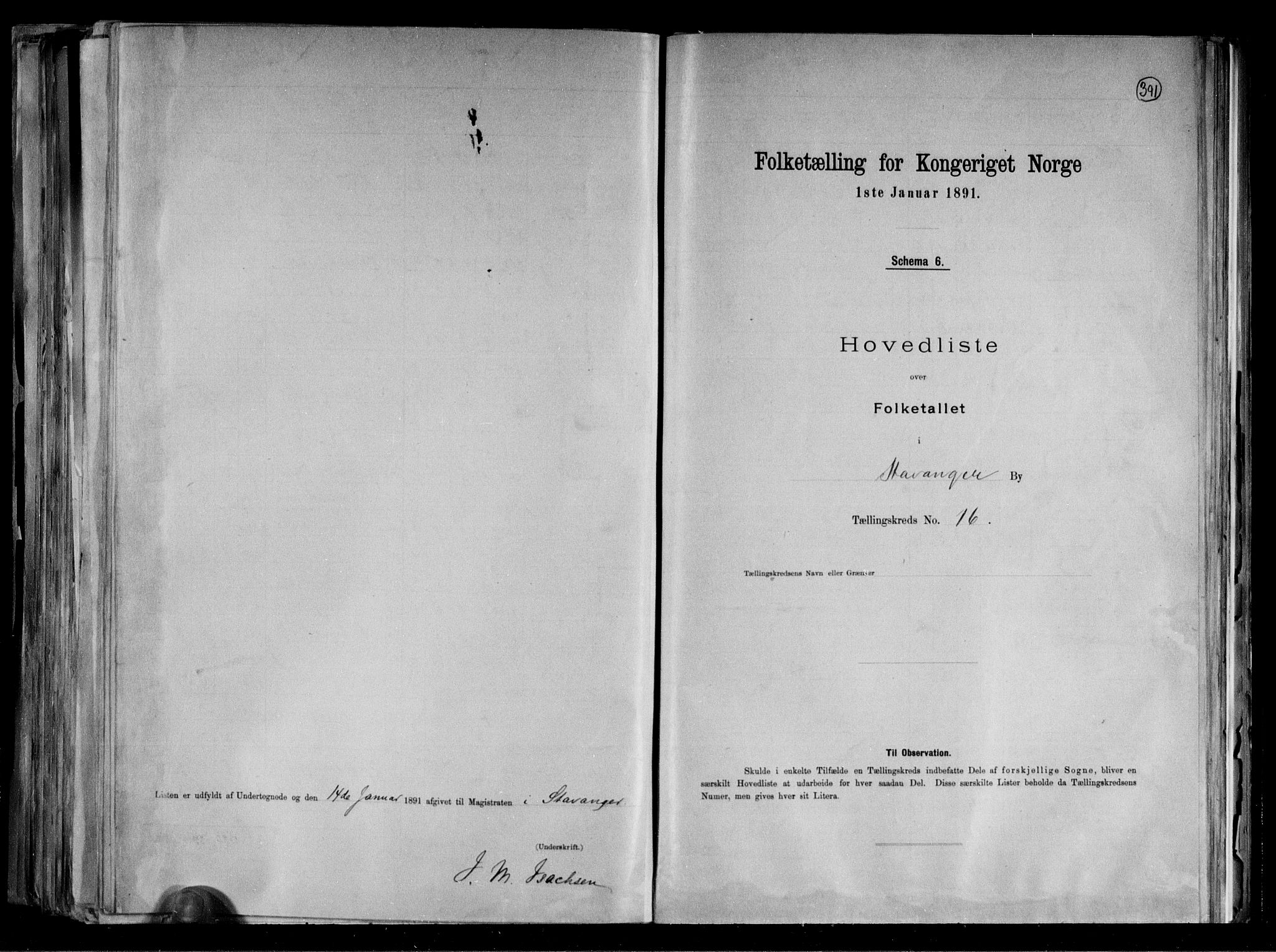 RA, Folketelling 1891 for 1103 Stavanger kjøpstad, 1891, s. 38