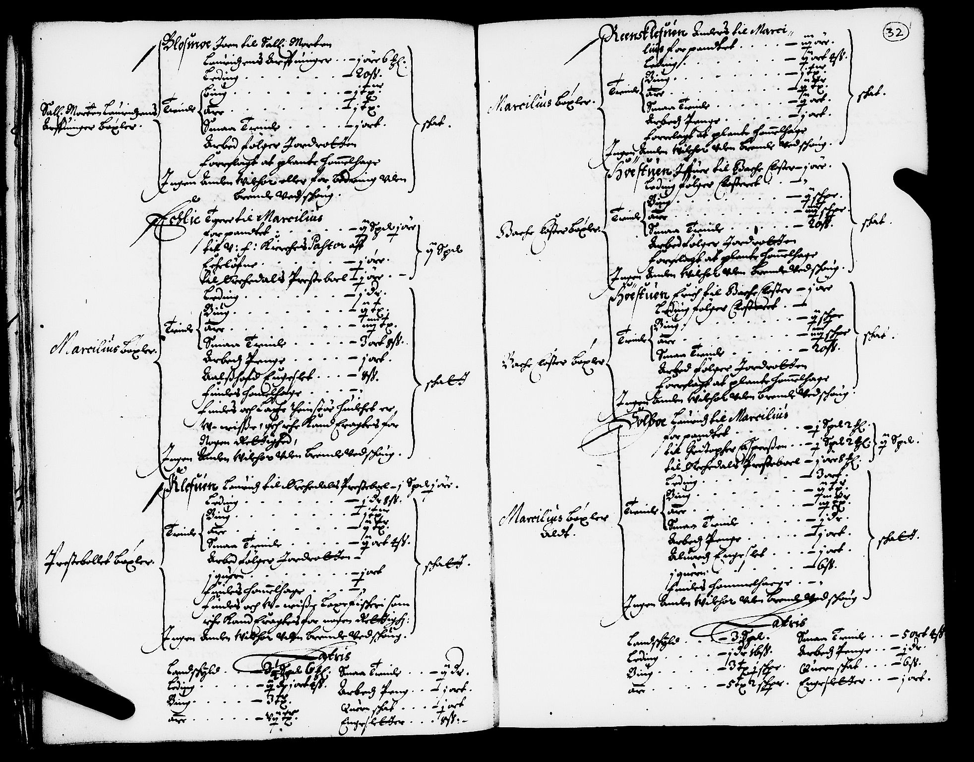 Rentekammeret inntil 1814, Realistisk ordnet avdeling, AV/RA-EA-4070/N/Nb/Nba/L0050: Orkdal fogderi, 1666, s. 31b-32a