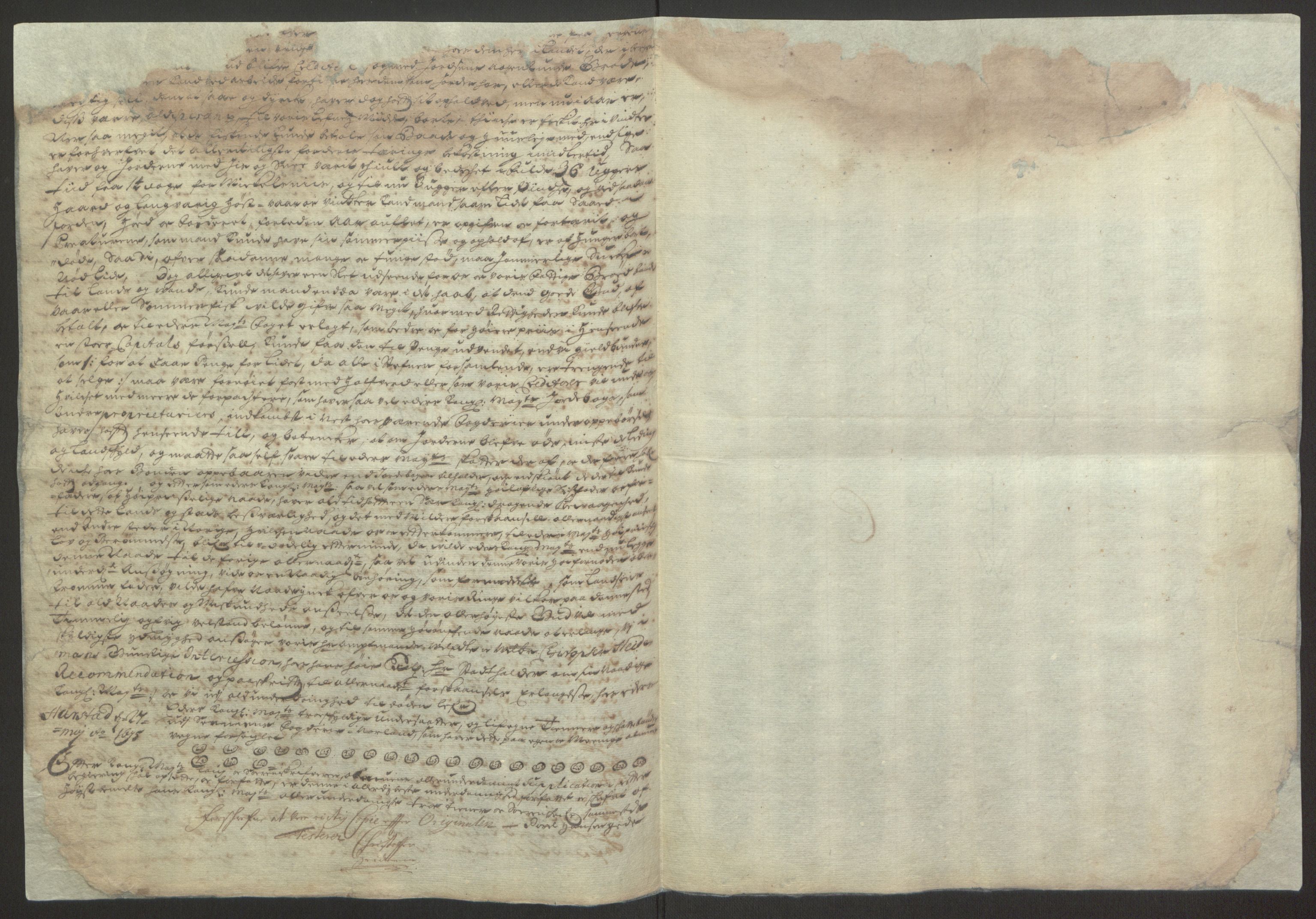 Rentekammeret inntil 1814, Reviderte regnskaper, Fogderegnskap, AV/RA-EA-4092/R67/L4677: Fogderegnskap Vesterålen, Andenes og Lofoten, 1694-1695, s. 368