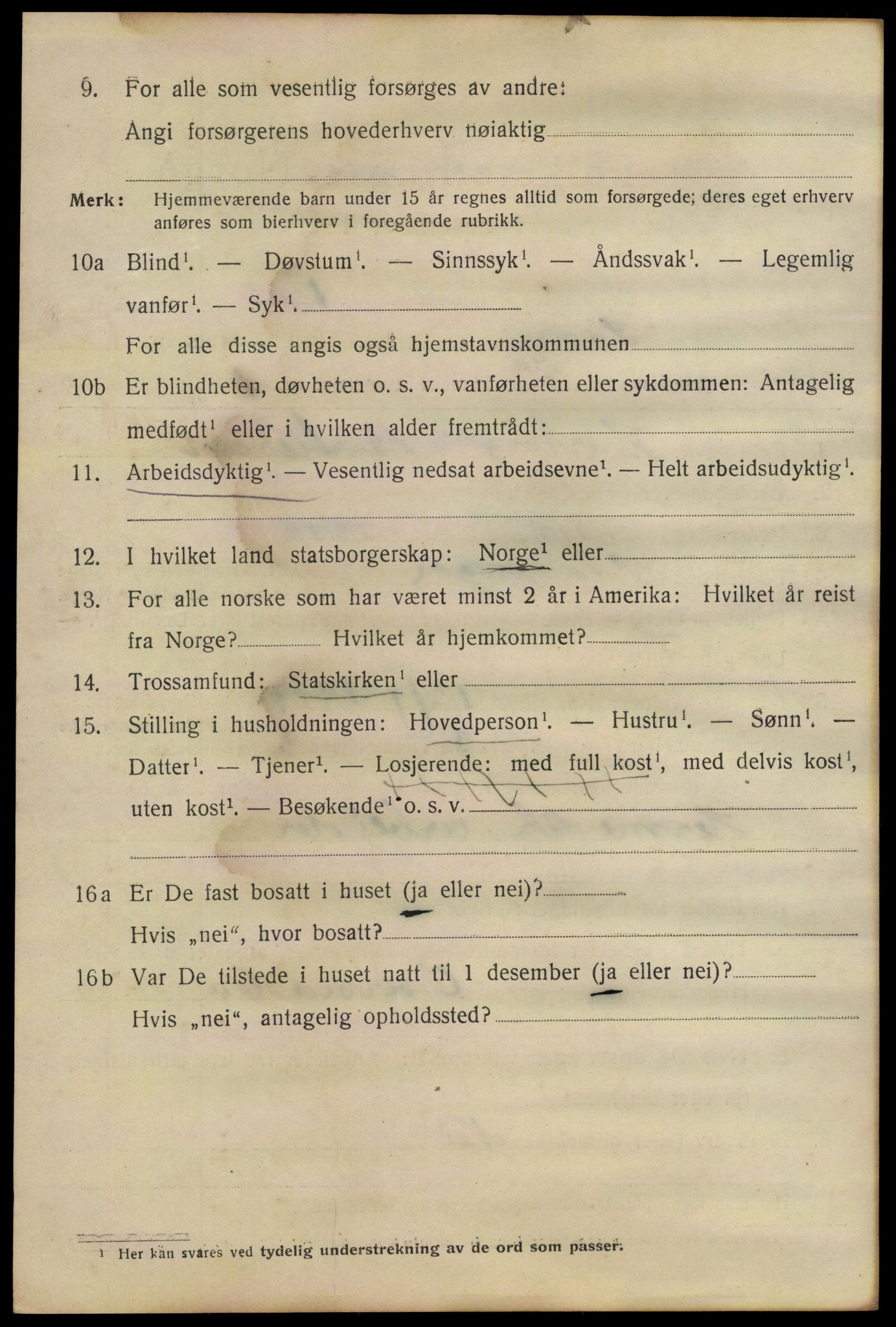 SAO, Folketelling 1920 for 0201 Son ladested, 1920, s. 1045