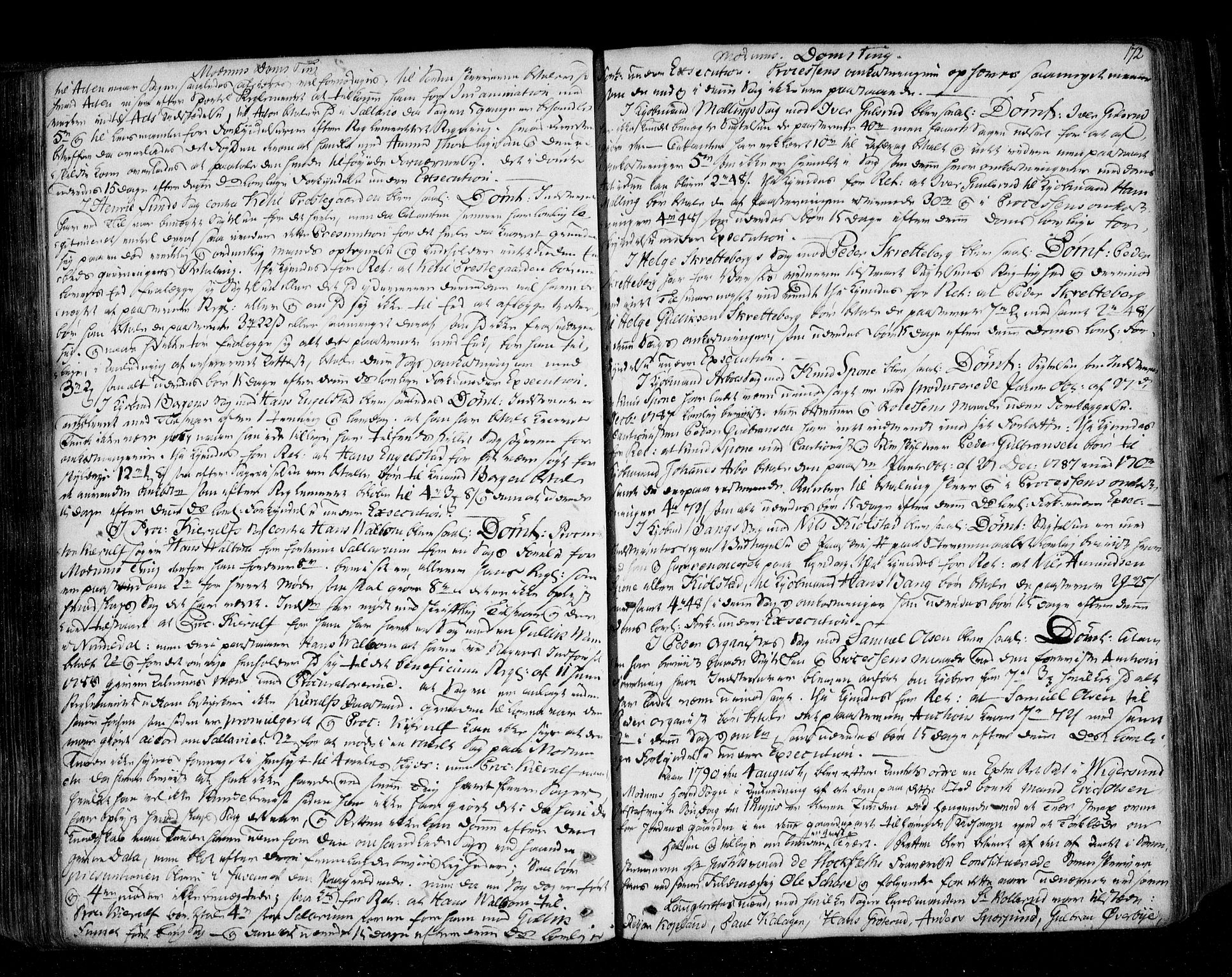 Eiker, Modum og Sigdal sorenskriveri, SAKO/A-123/F/Fa/Fac/L0010: Tingbok, 1787-1793, s. 172