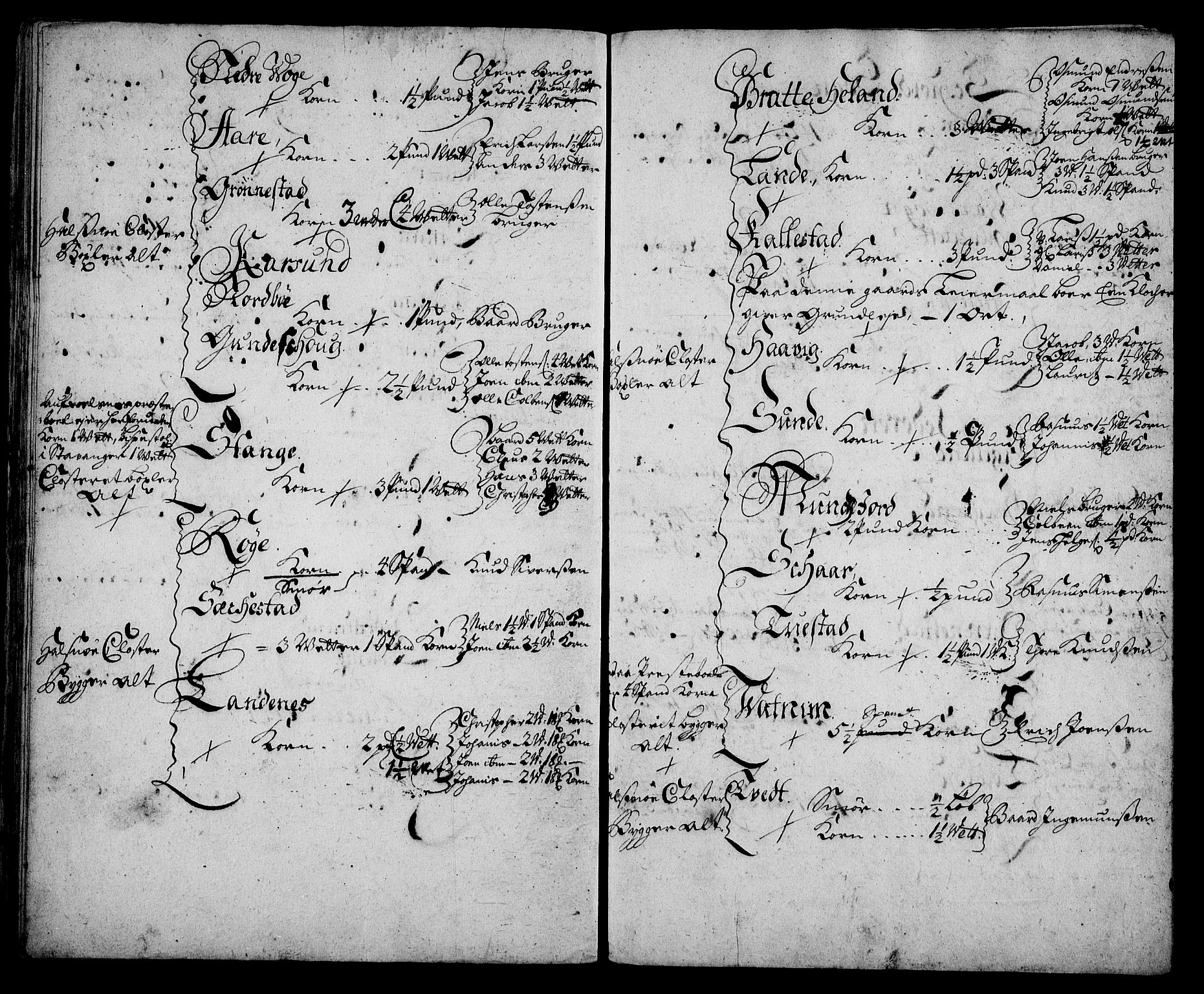 Rentekammeret inntil 1814, Realistisk ordnet avdeling, RA/EA-4070/On/L0005: [Jj 6]: Forskjellige dokumenter om Halsnøy klosters gods, 1697-1770, s. 58