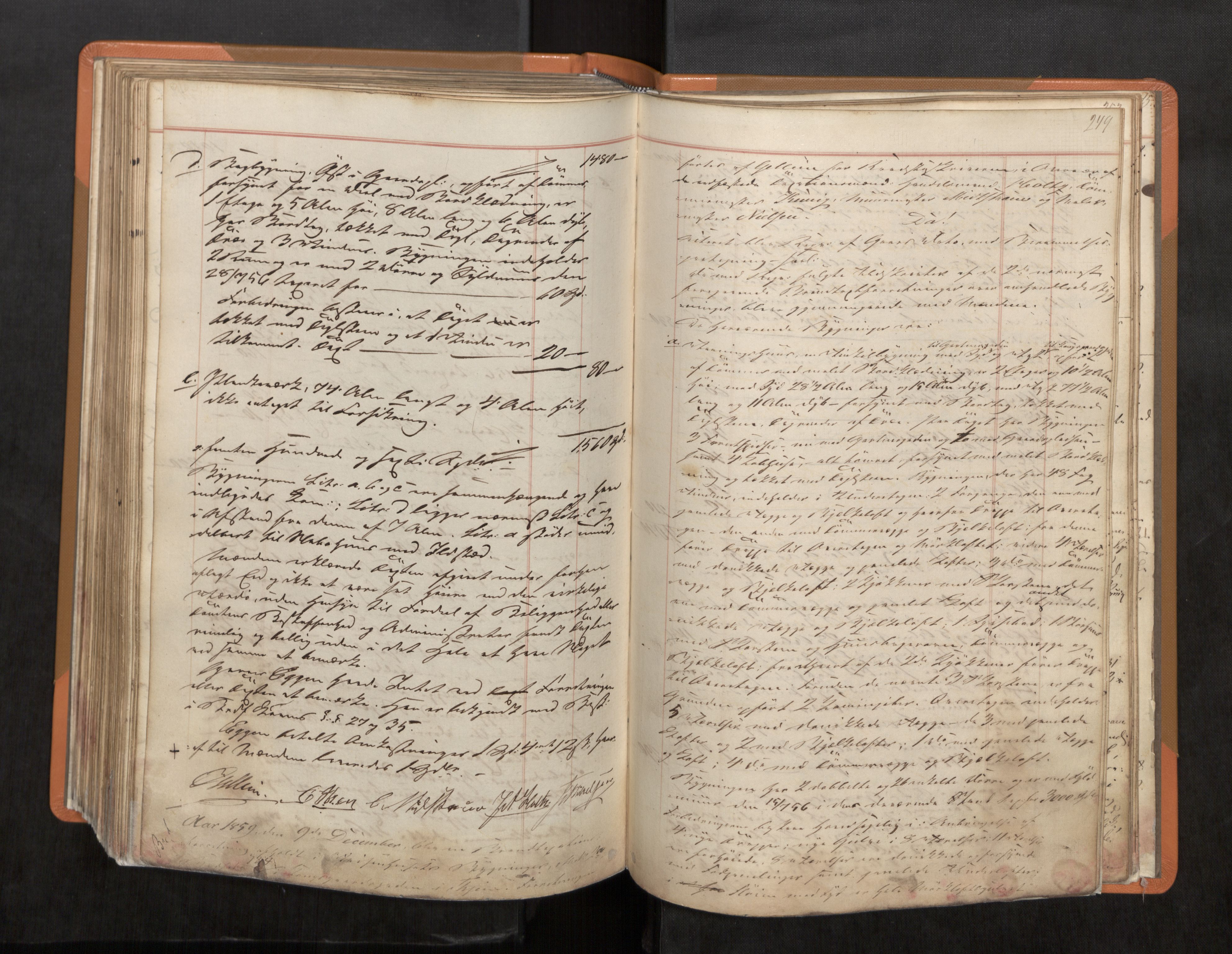 Norges Brannkasse Trondheim magistrat, AV/SAT-A-5590/Fa/L0036: Branntakstprotokoll, 1856-1860, s. 249