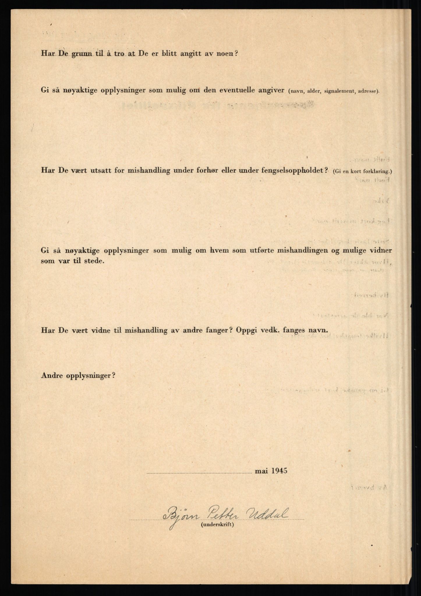 Rikspolitisjefen, AV/RA-S-1560/L/L0017: Tidemann, Hermann G. - Veum, Tjostolv, 1940-1945, s. 687