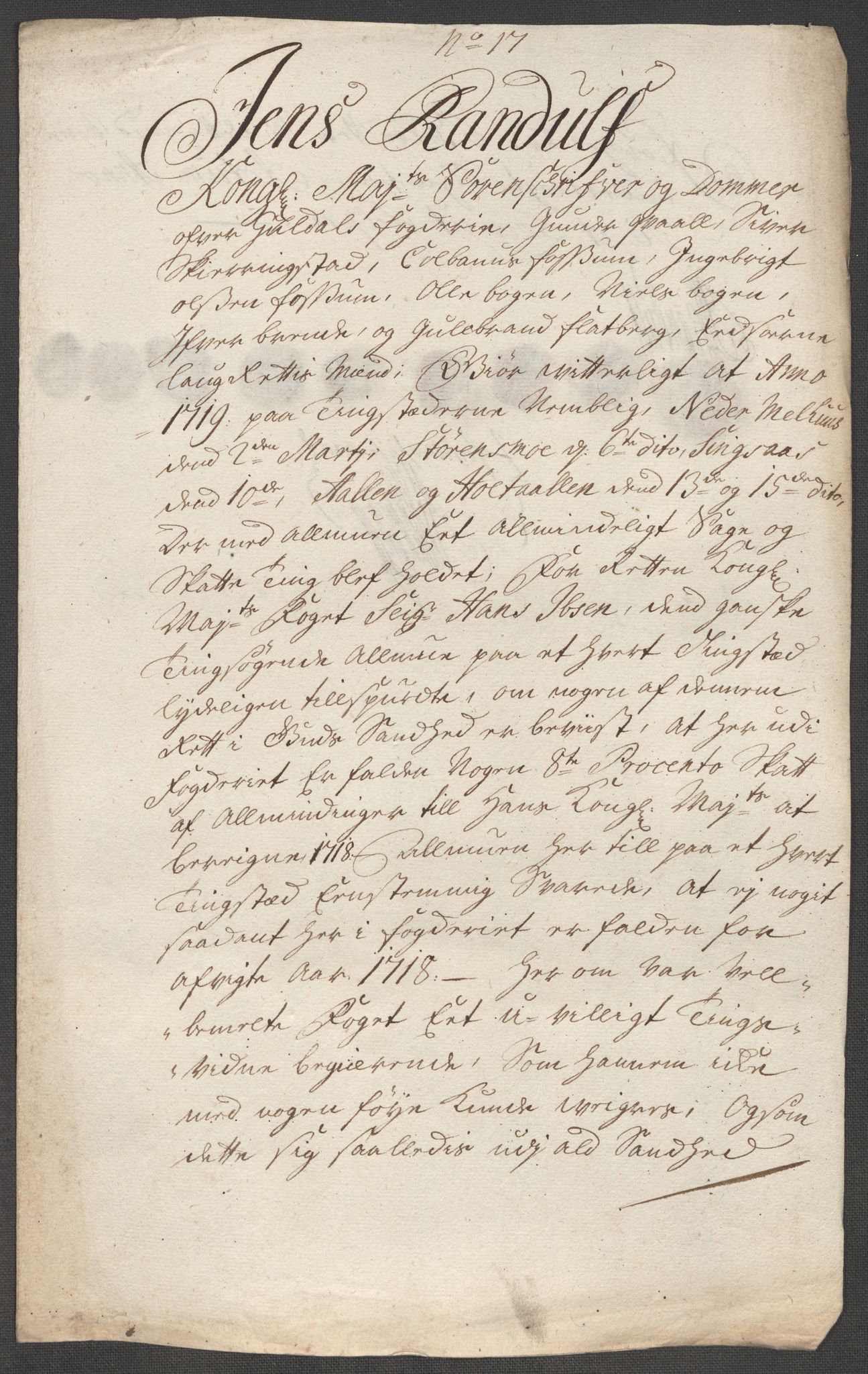Rentekammeret inntil 1814, Reviderte regnskaper, Fogderegnskap, RA/EA-4092/R60/L3972: Fogderegnskap Orkdal og Gauldal, 1718, s. 136
