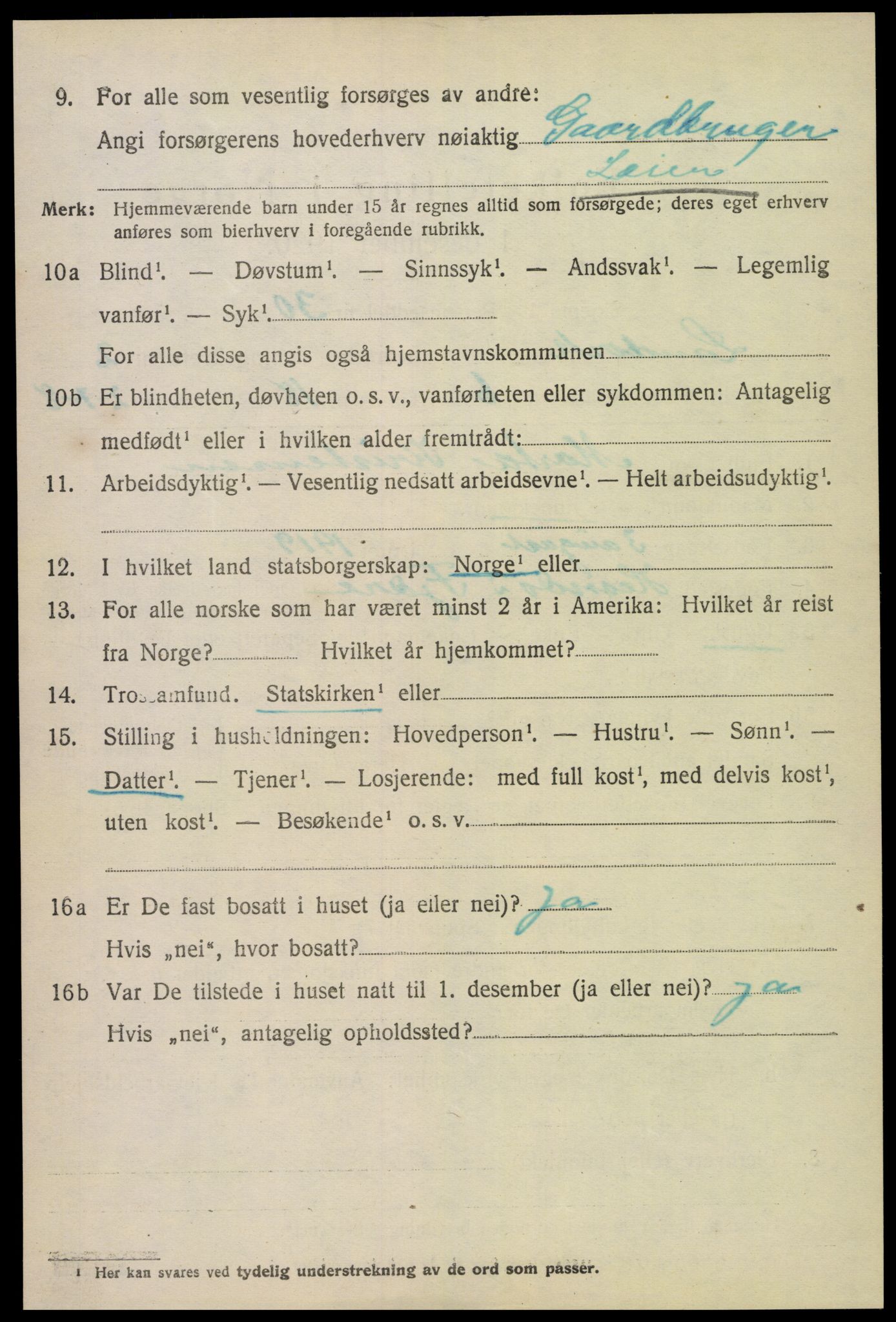 SAK, Folketelling 1920 for 0924 Landvik herred, 1920, s. 1831