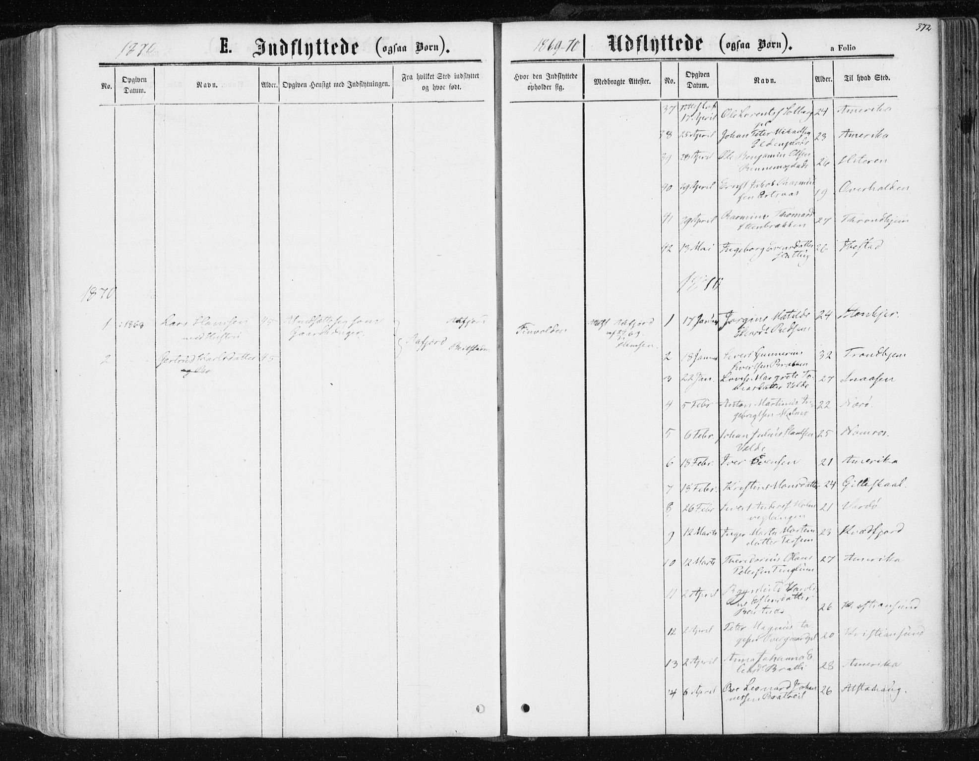 Ministerialprotokoller, klokkerbøker og fødselsregistre - Nord-Trøndelag, AV/SAT-A-1458/741/L0394: Ministerialbok nr. 741A08, 1864-1877, s. 372