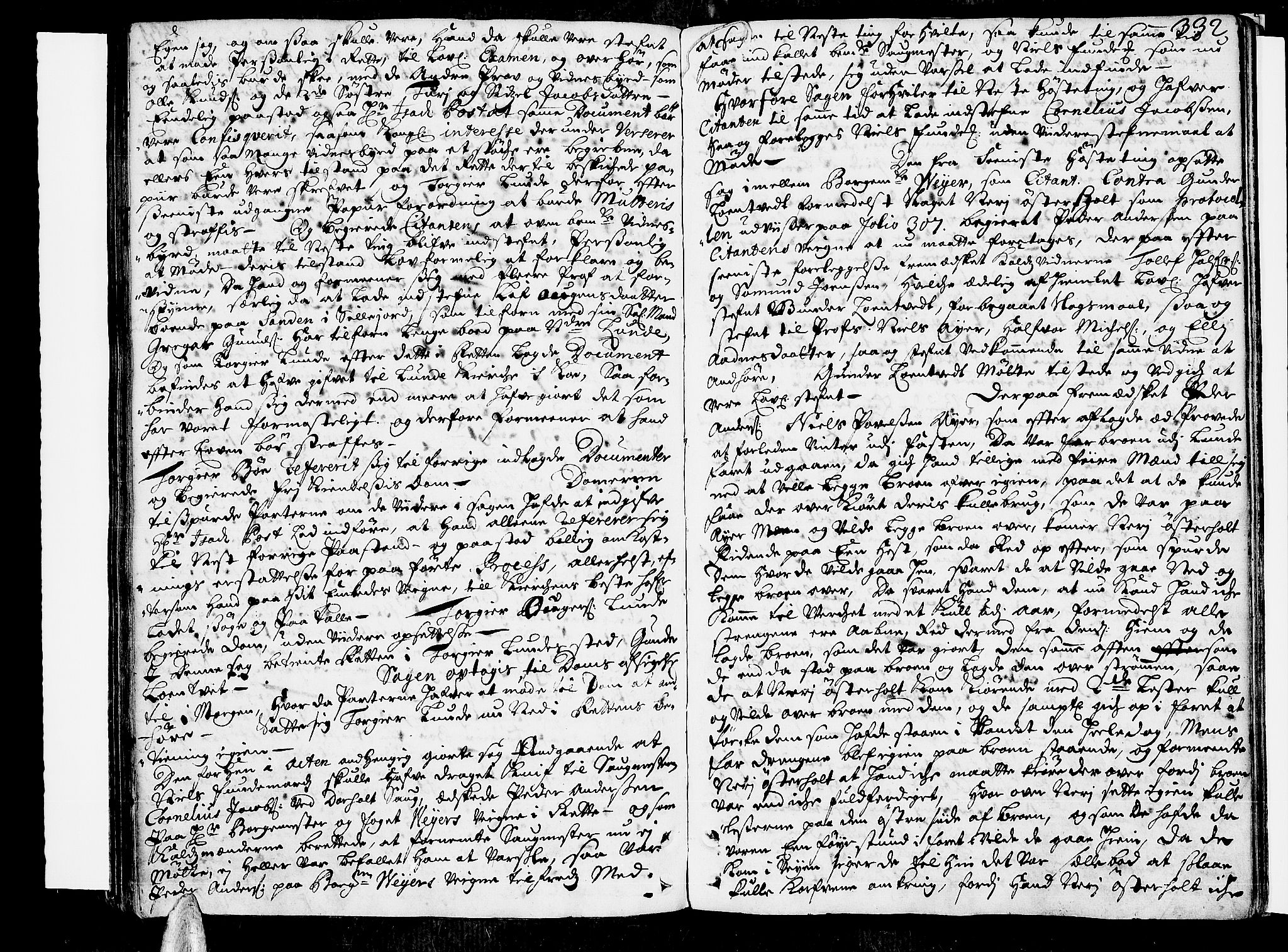 Nedre Telemark sorenskriveri, AV/SAKO-A-135/F/Fa/L0004: Tingbok, 1699-1703, s. 332