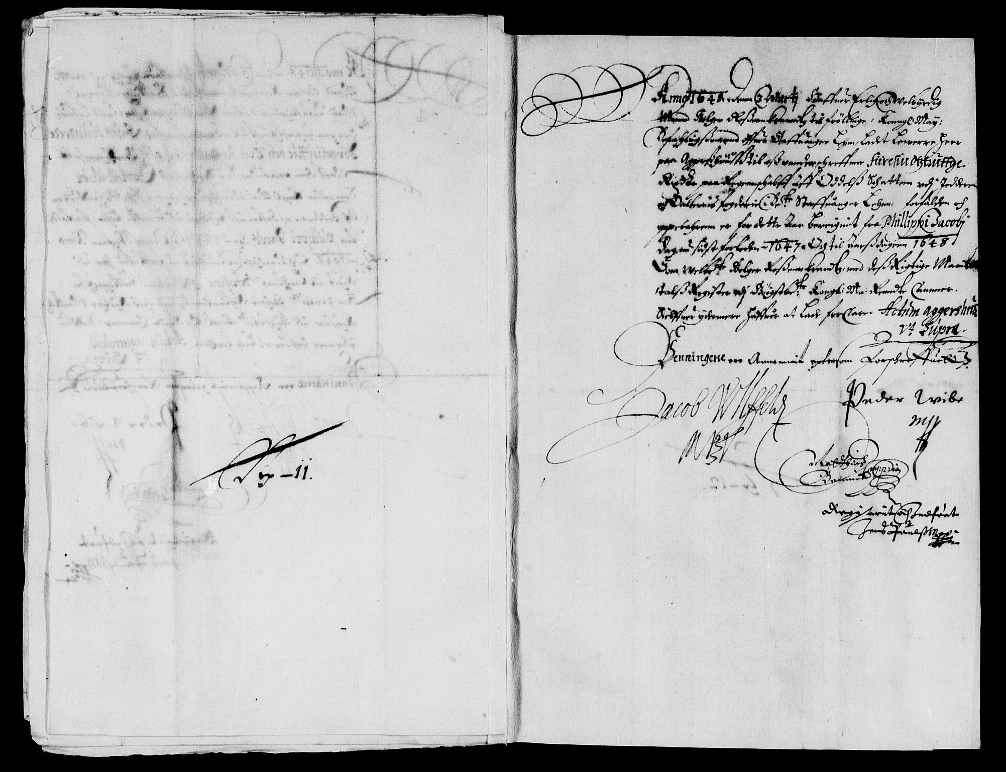 Rentekammeret inntil 1814, Reviderte regnskaper, Lensregnskaper, AV/RA-EA-5023/R/Rb/Rbs/L0031: Stavanger len, 1646-1649