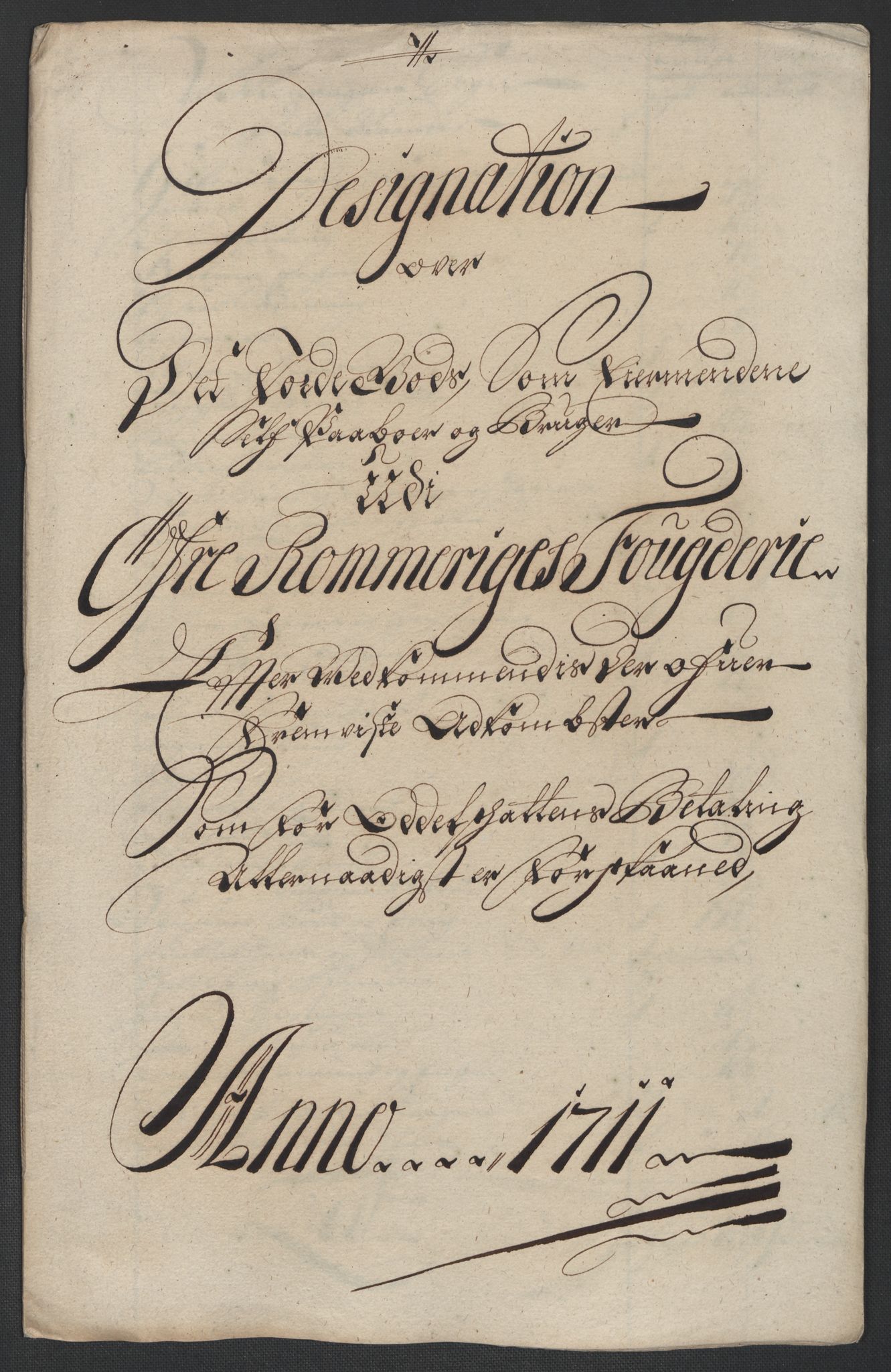 Rentekammeret inntil 1814, Reviderte regnskaper, Fogderegnskap, RA/EA-4092/R12/L0720: Fogderegnskap Øvre Romerike, 1710-1711, s. 398