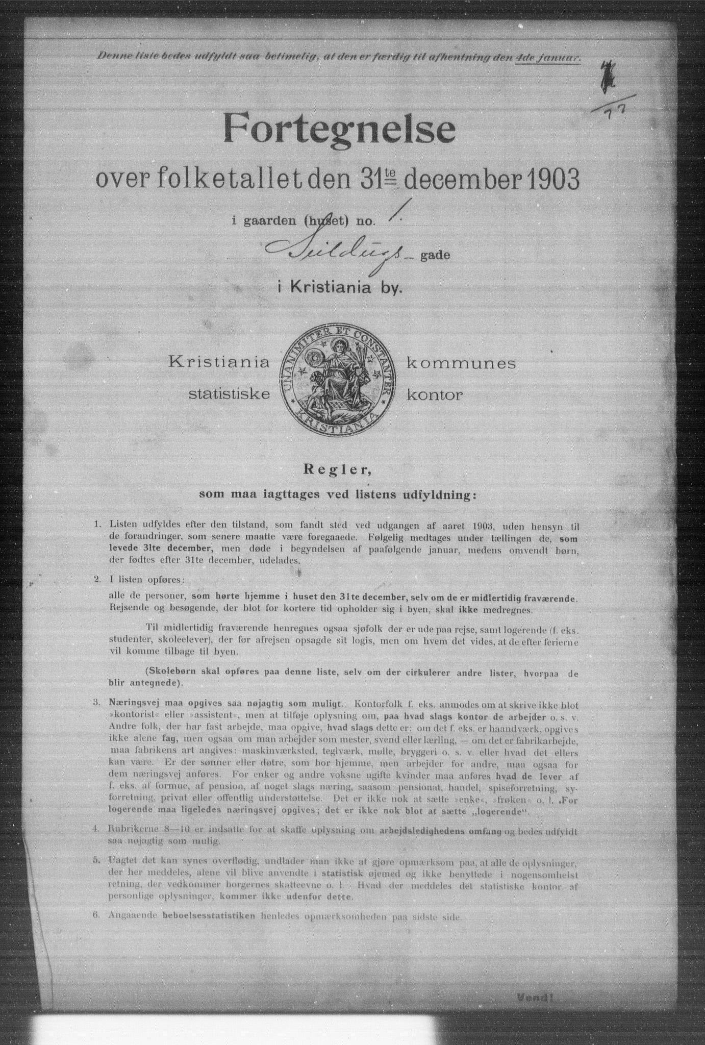 OBA, Kommunal folketelling 31.12.1903 for Kristiania kjøpstad, 1903, s. 17996