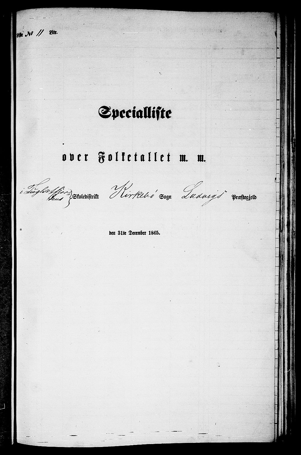 RA, Folketelling 1865 for 1415P Lavik prestegjeld, 1865, s. 148