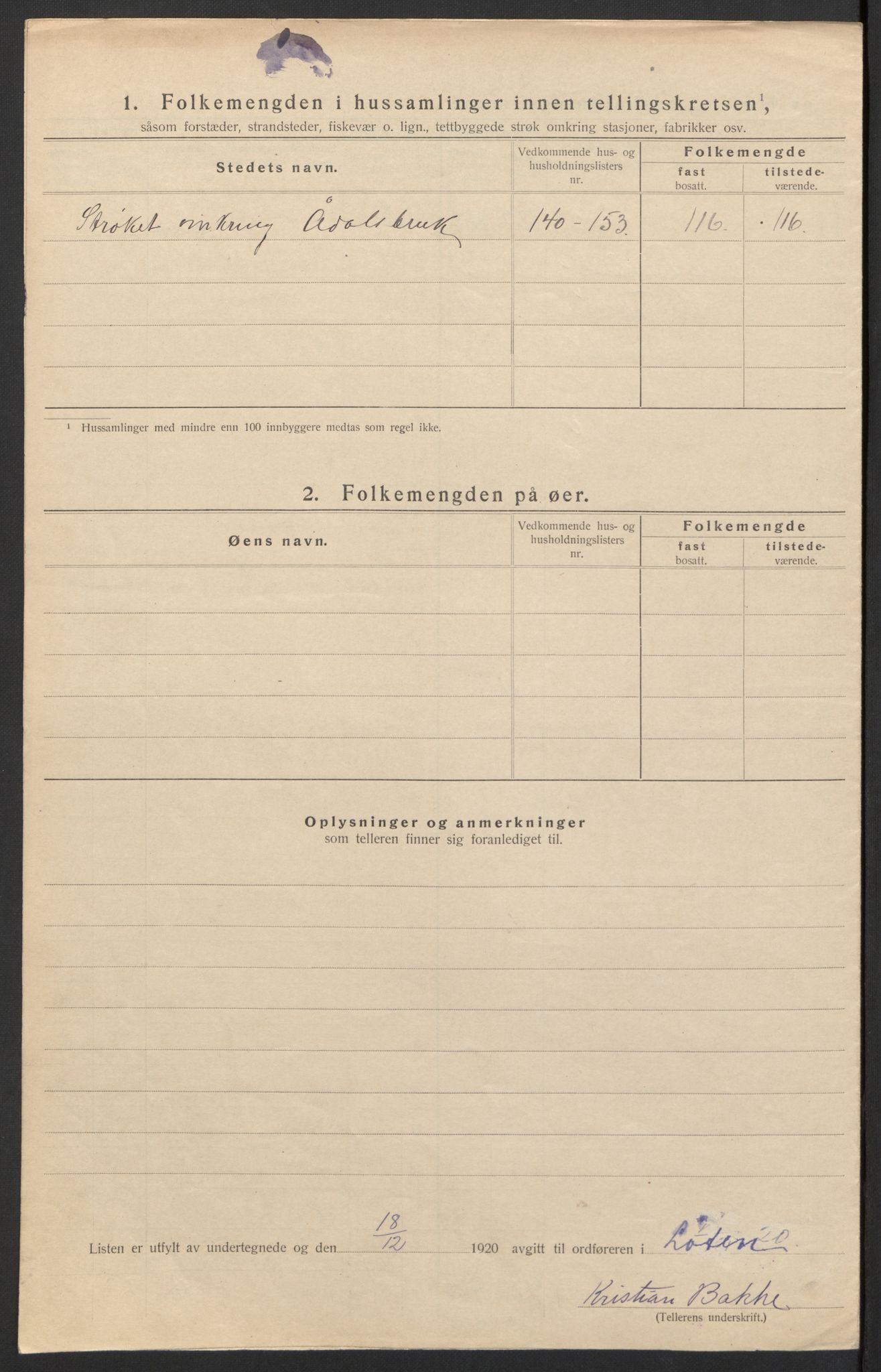 SAH, Folketelling 1920 for 0415 Løten herred, 1920, s. 51