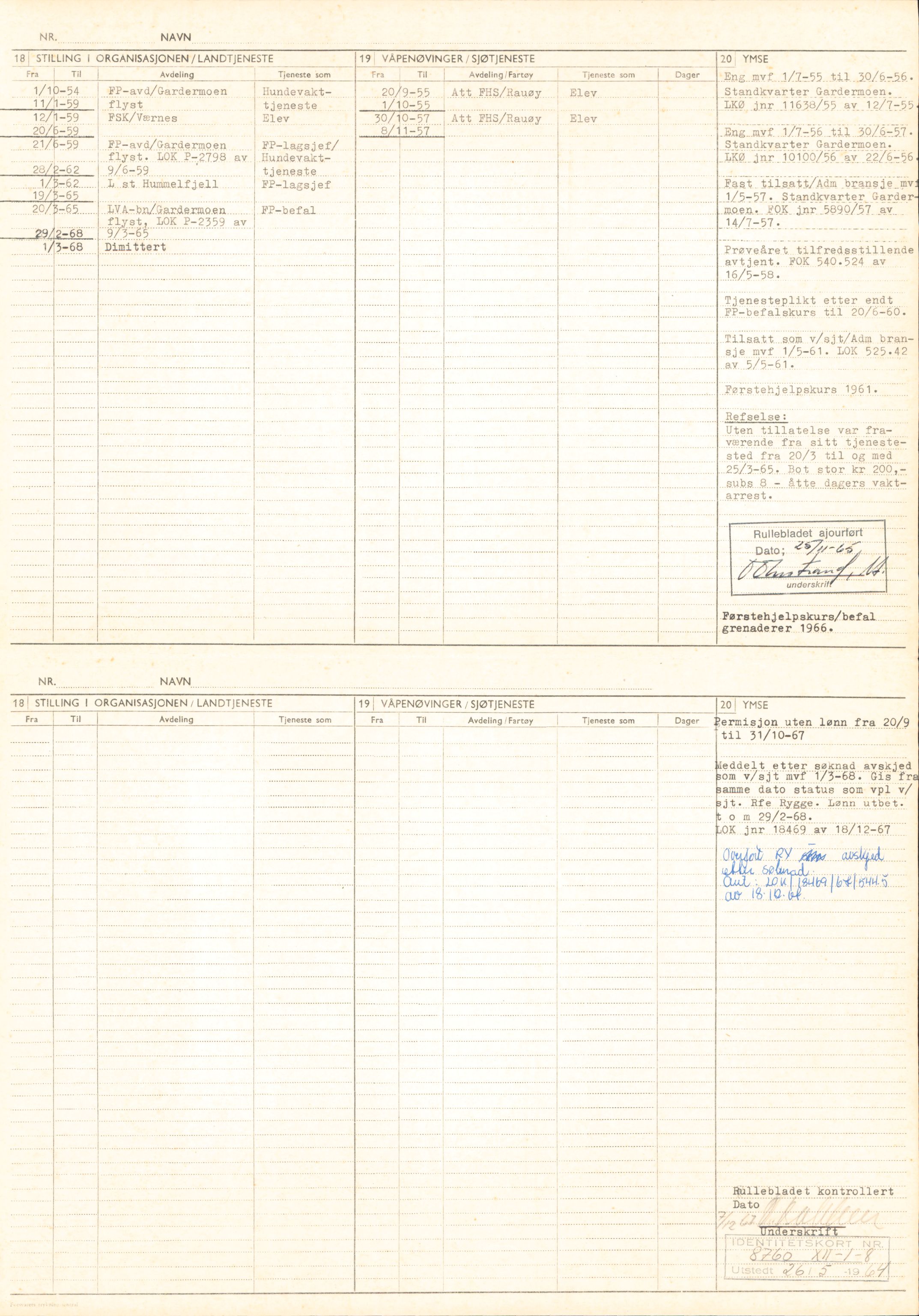 Forsvaret, Forsvarets overkommando/Luftforsvarsstaben, RA/RAFA-4079/P/Pa/L0024: Personellpapirer, 1910, s. 38