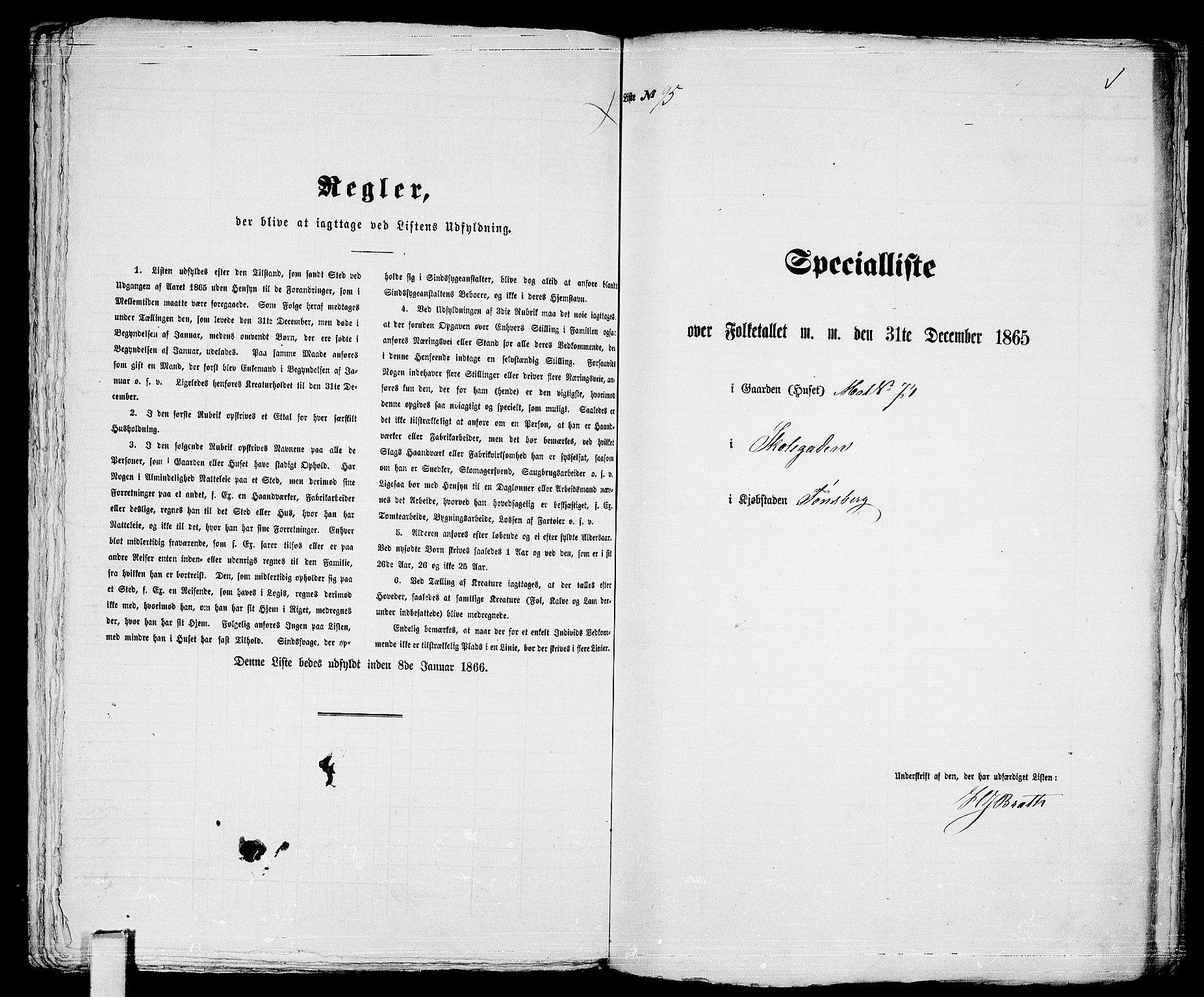 RA, Folketelling 1865 for 0705P Tønsberg prestegjeld, 1865, s. 210