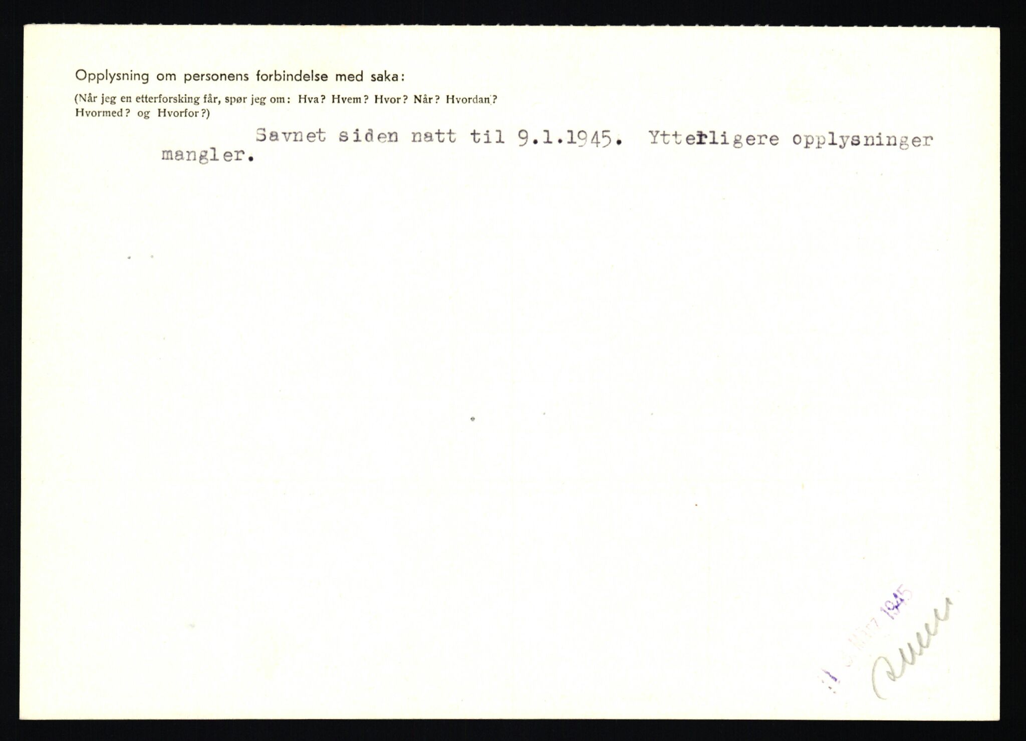 Statspolitiet - Hovedkontoret / Osloavdelingen, AV/RA-S-1329/C/Ca/L0014: Seterlien - Svartås, 1943-1945, s. 443