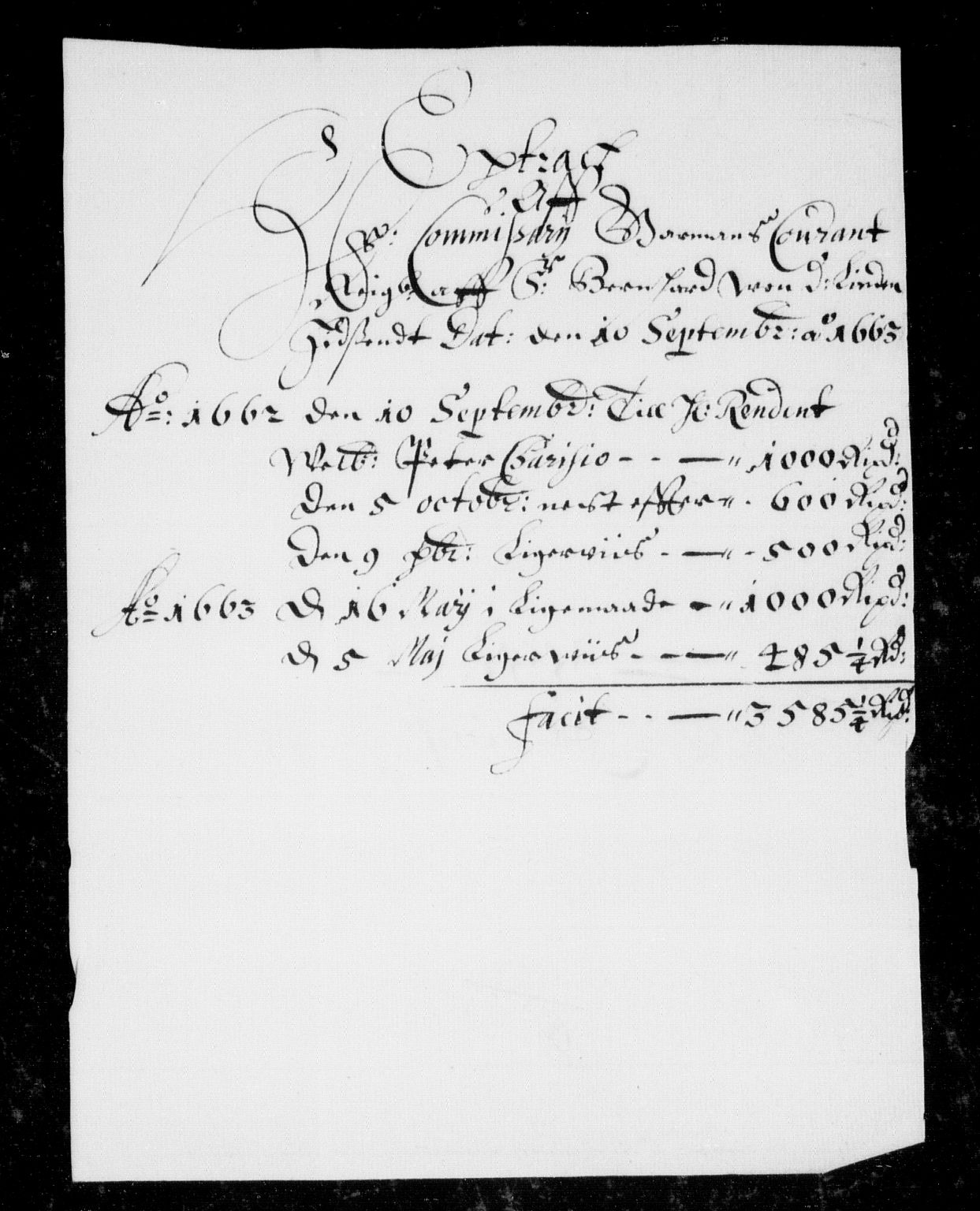 Rentekammeret inntil 1814, Reviderte regnskaper, Stiftamtstueregnskaper, Landkommissariatet på Akershus og Akershus stiftamt, AV/RA-EA-5869/R/Ra/L0012: Landkommissariatet på Akershus, 1661-1662