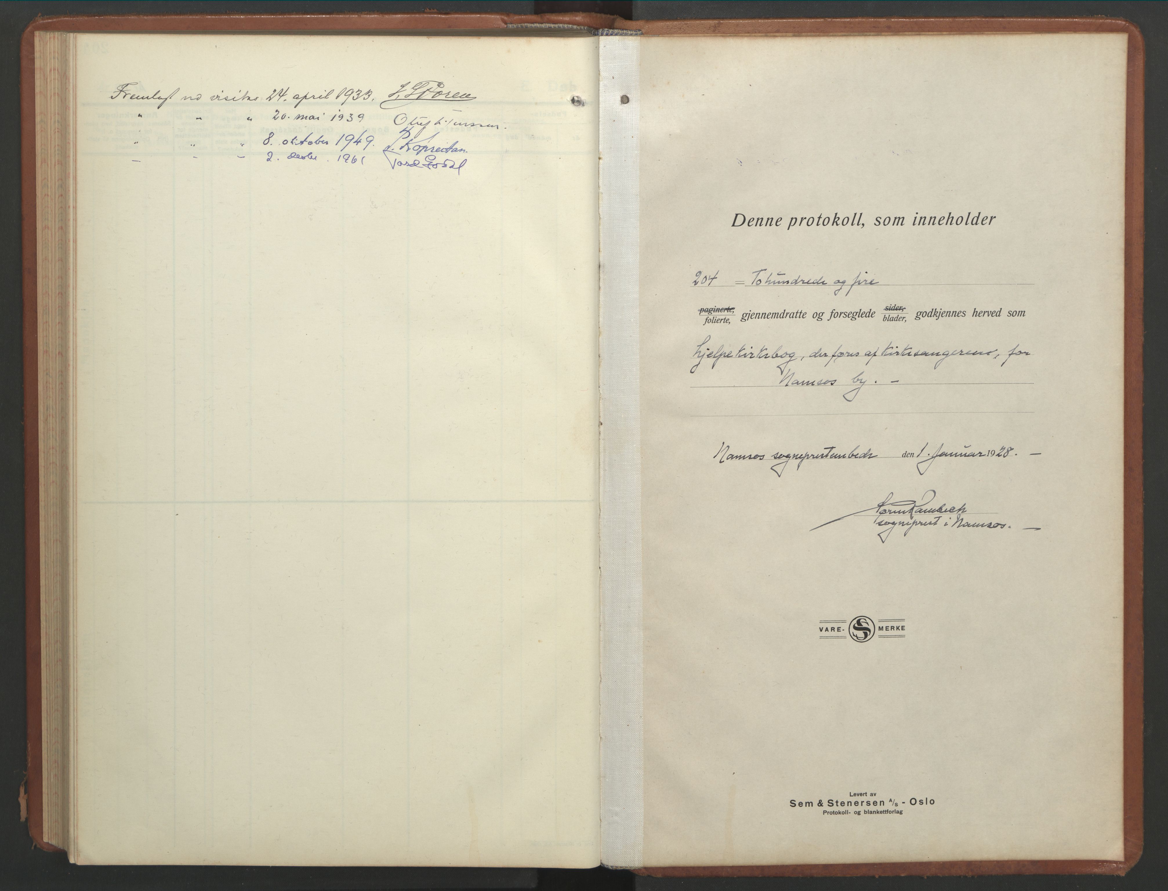 Ministerialprotokoller, klokkerbøker og fødselsregistre - Nord-Trøndelag, SAT/A-1458/768/L0583: Klokkerbok nr. 768C01, 1928-1953