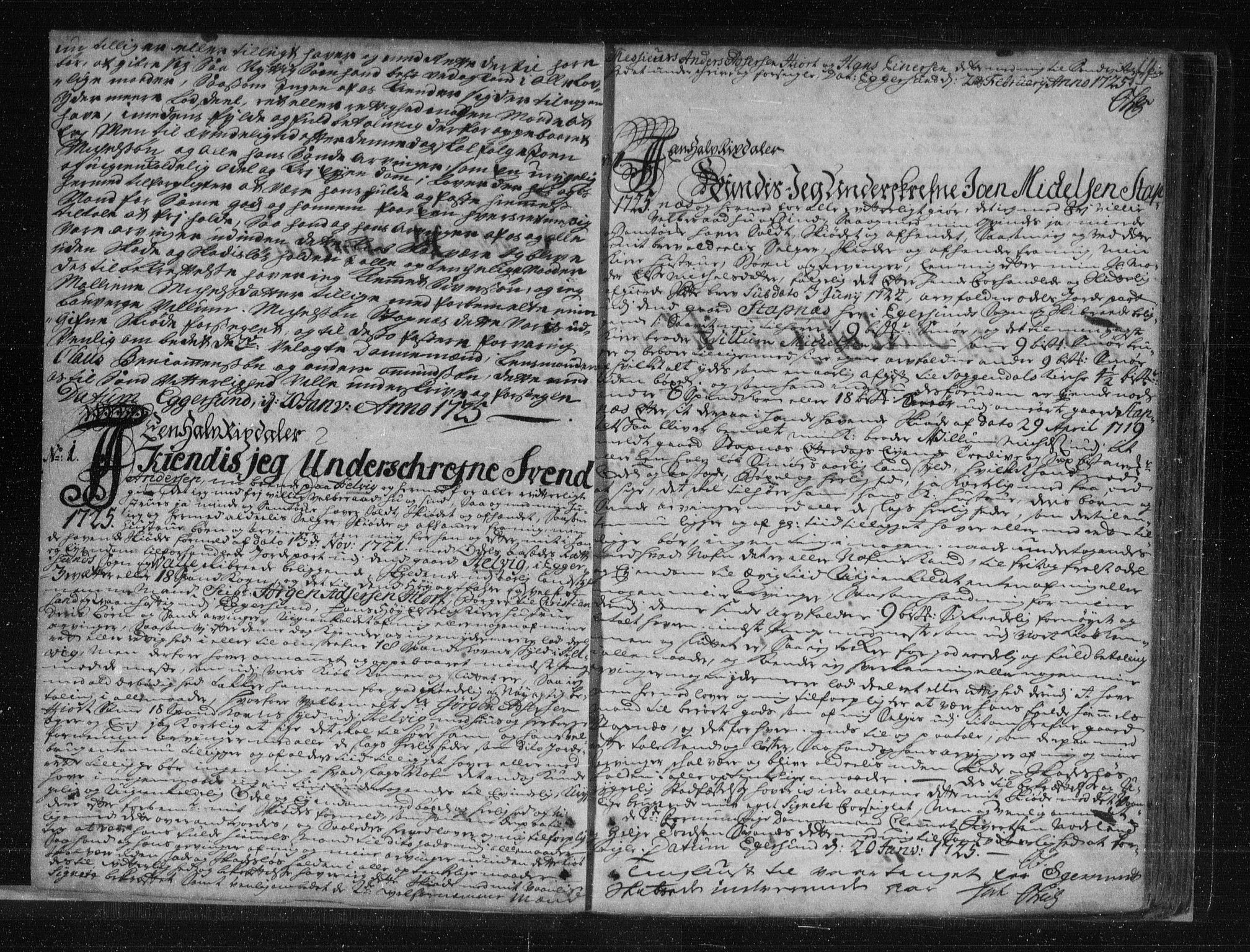 Jæren og Dalane sorenskriveri, SAST/A-100306/4/41/41B/L0001: Pantebok nr. 1, 1724-1740, s. 14