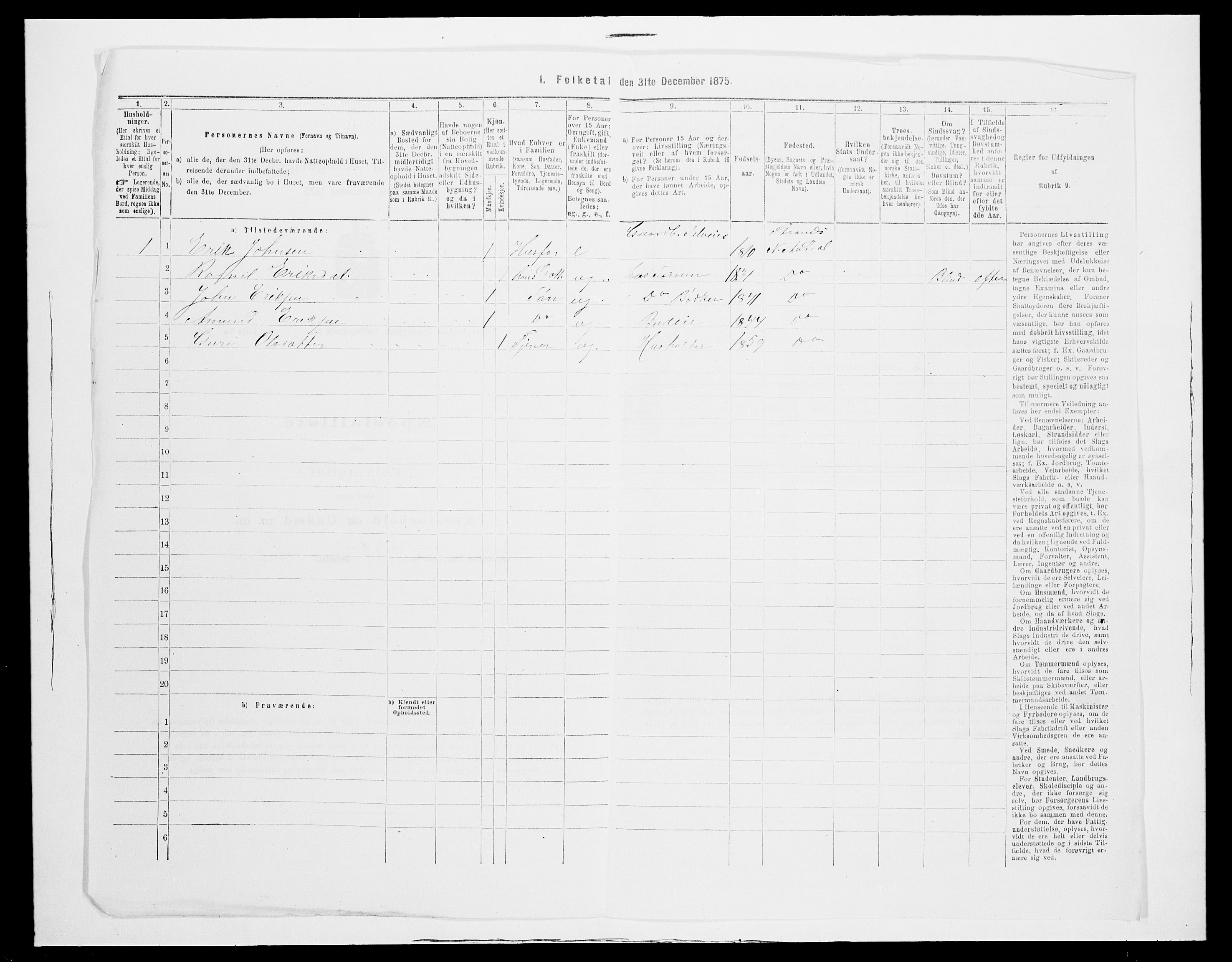 SAH, Folketelling 1875 for 0542P Nord-Aurdal prestegjeld, 1875, s. 895