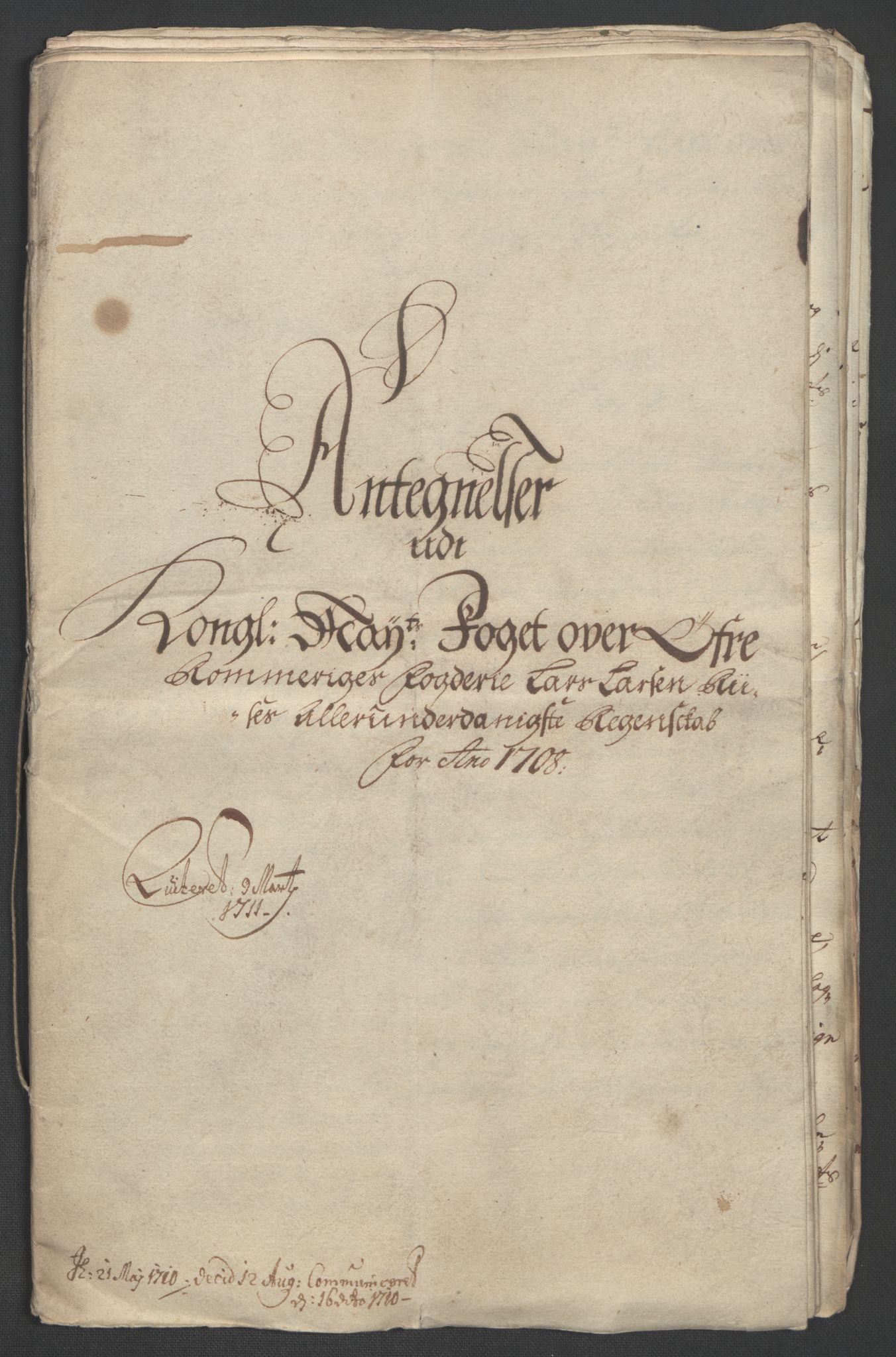 Rentekammeret inntil 1814, Reviderte regnskaper, Fogderegnskap, RA/EA-4092/R12/L0719: Fogderegnskap Øvre Romerike, 1708-1709, s. 175