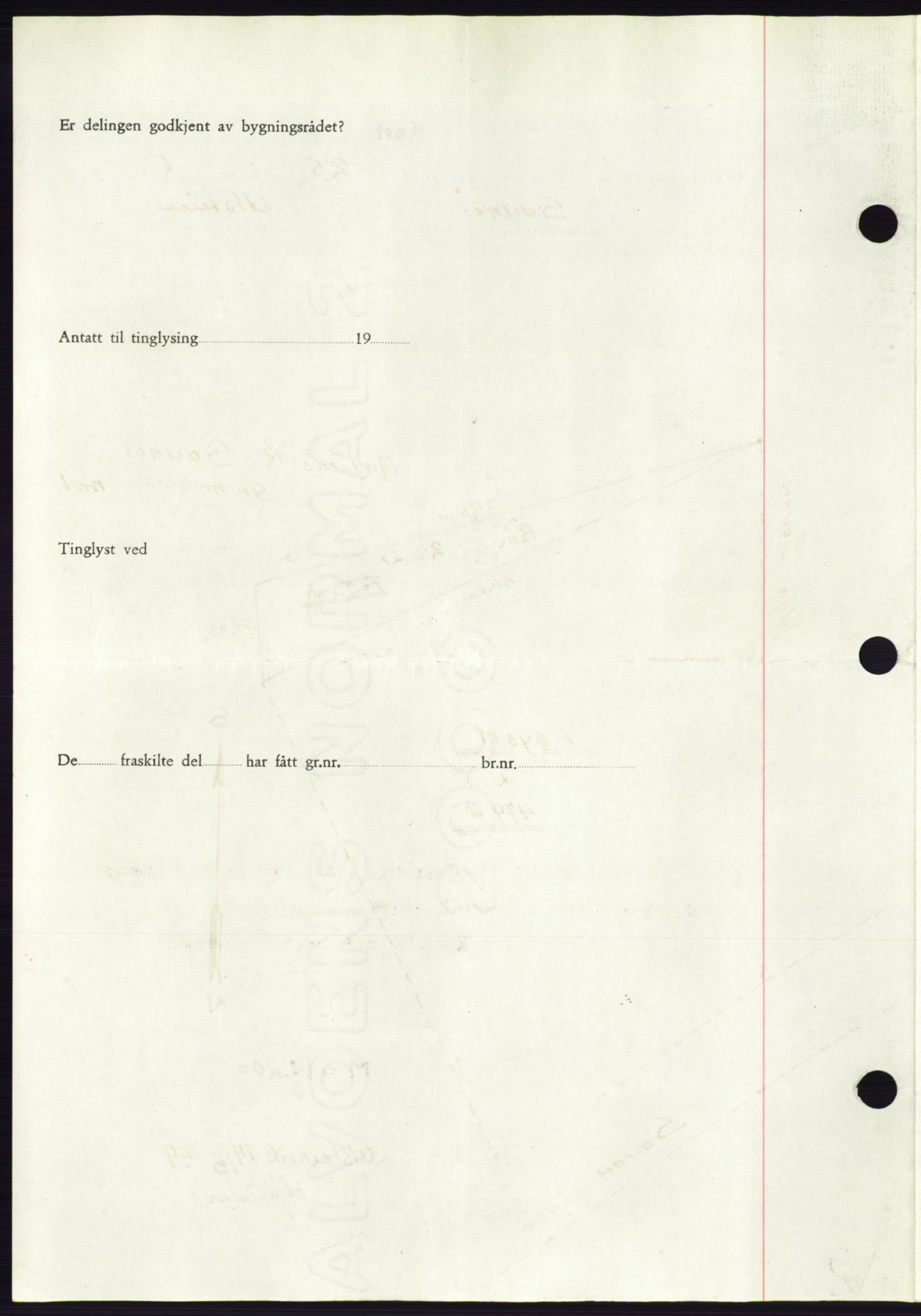 Søre Sunnmøre sorenskriveri, AV/SAT-A-4122/1/2/2C/L0084: Pantebok nr. 10A, 1949-1949, Dagboknr: 1057/1949