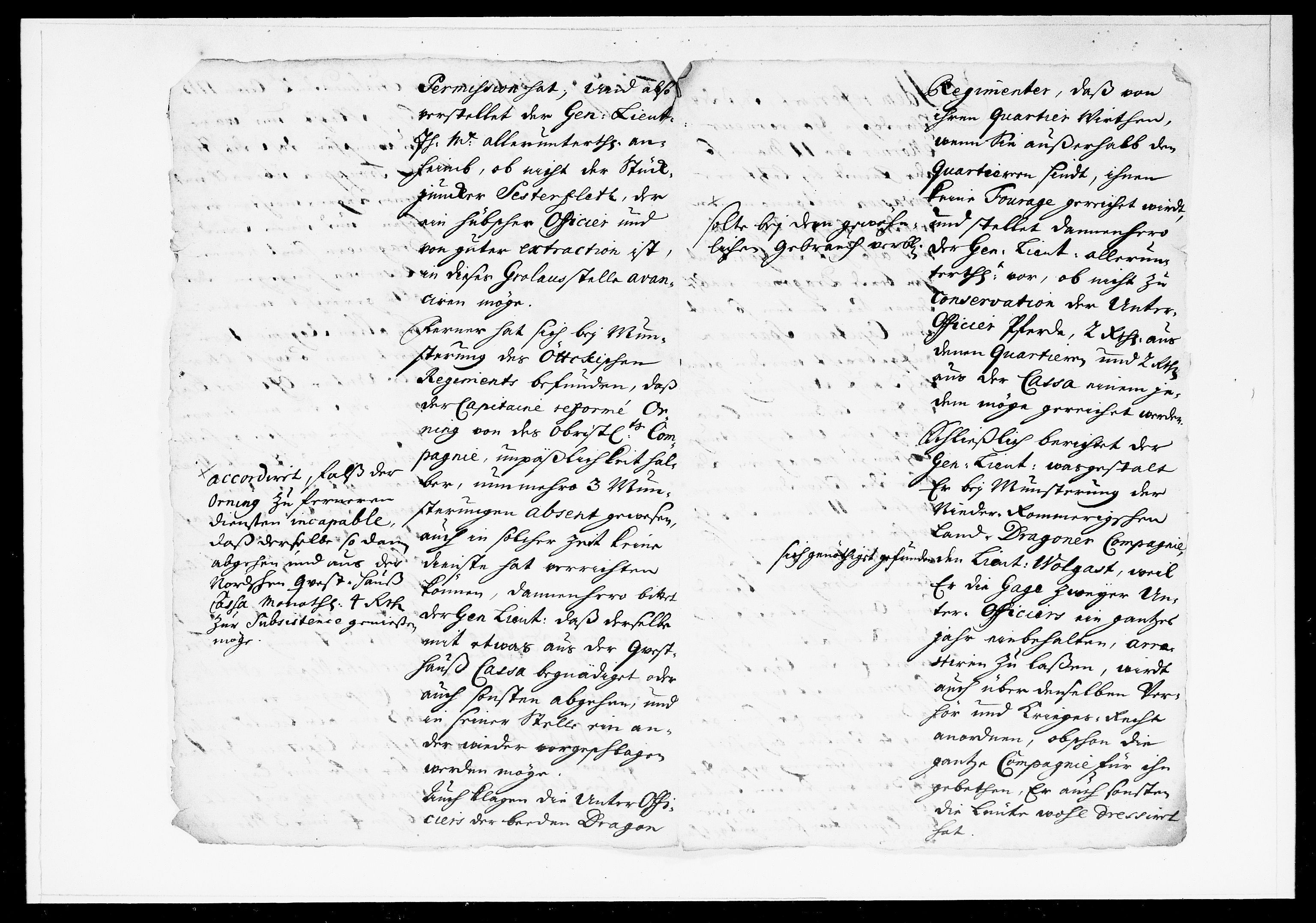 Krigskollegiet, Krigskancelliet, DRA/A-0006/-/1014-1024: Refererede sager, 1715, s. 688