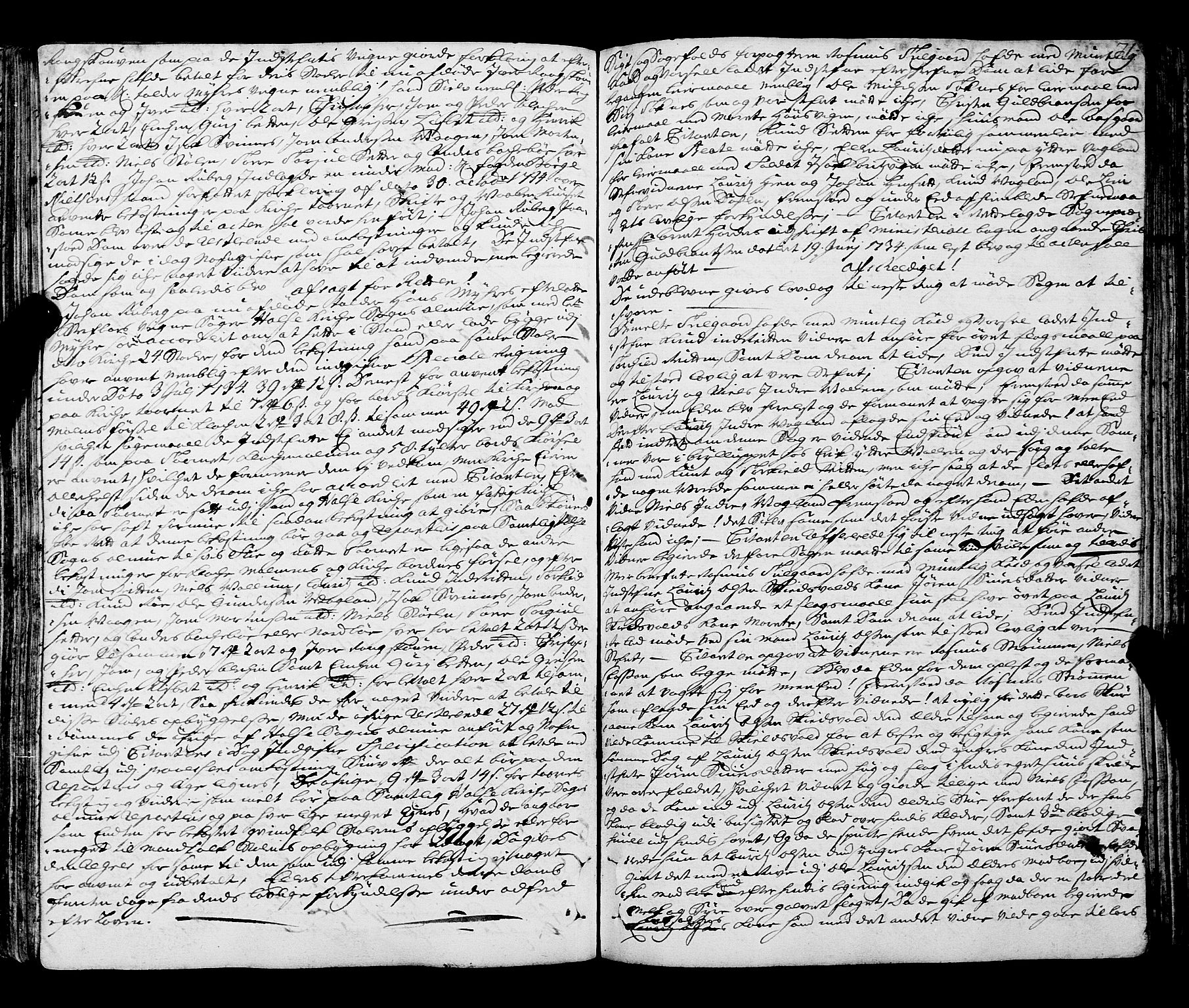 Nordmøre sorenskriveri, SAT/A-4132/1/1/1A/L0019: Tingbok nr. 18, 1733-1736, s. 71