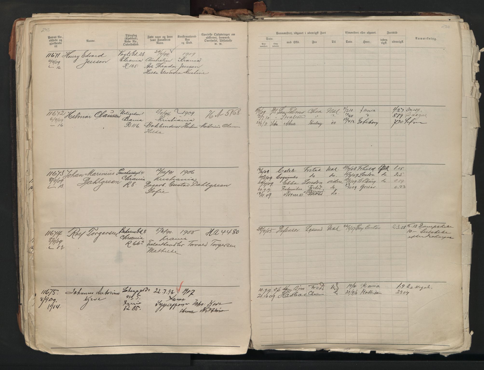 Oslo sjømannskontor, AV/SAO-A-10595/F/Fb/L0001: Annotasjonsrulle, 1908-1938, s. 272-273