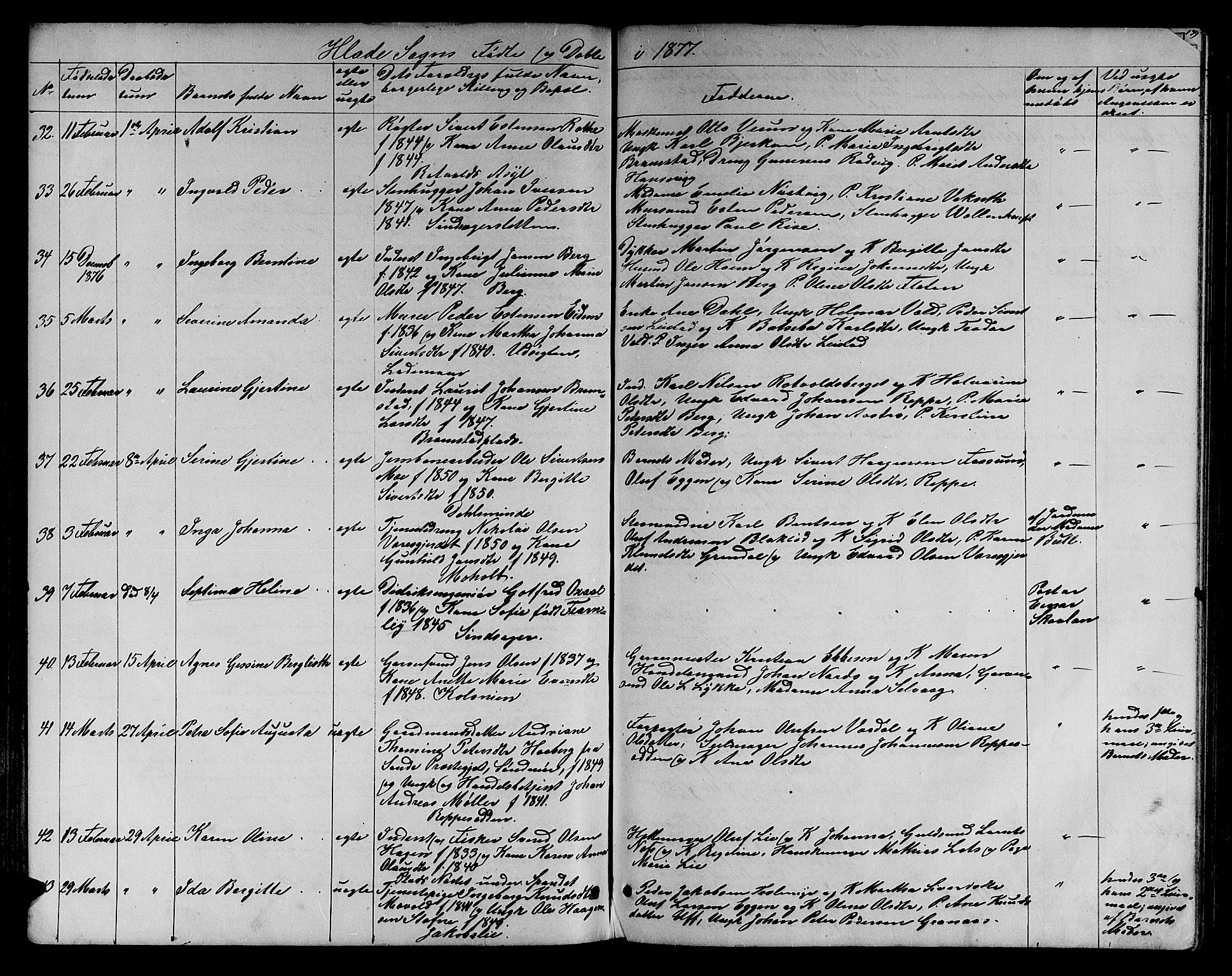 Ministerialprotokoller, klokkerbøker og fødselsregistre - Sør-Trøndelag, SAT/A-1456/606/L0311: Klokkerbok nr. 606C07, 1860-1877, s. 138
