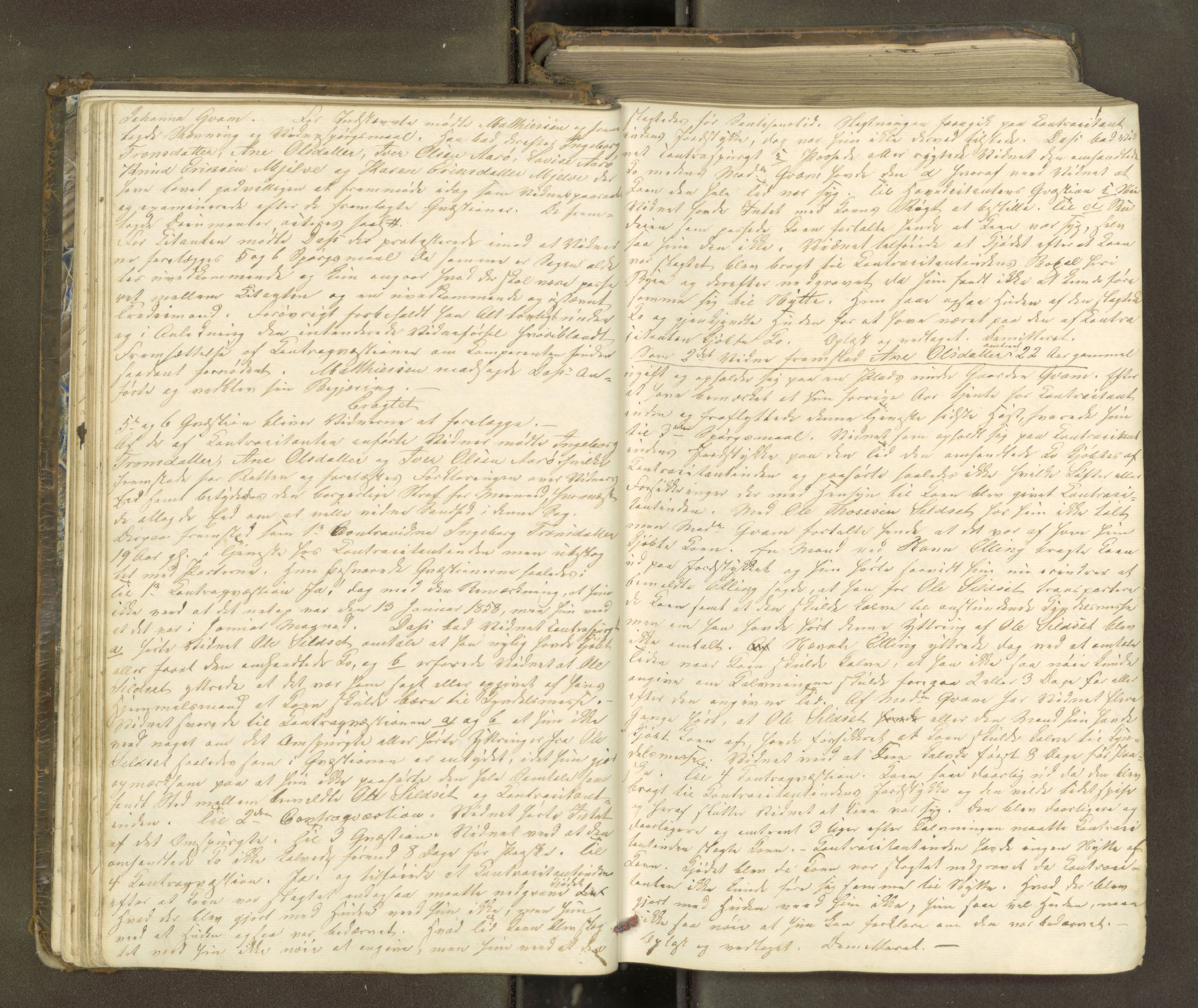 Molde byfogd, AV/SAT-A-0025/1/1A/L0009: Justisprotokoll, 1858-1863, s. 22b-23a