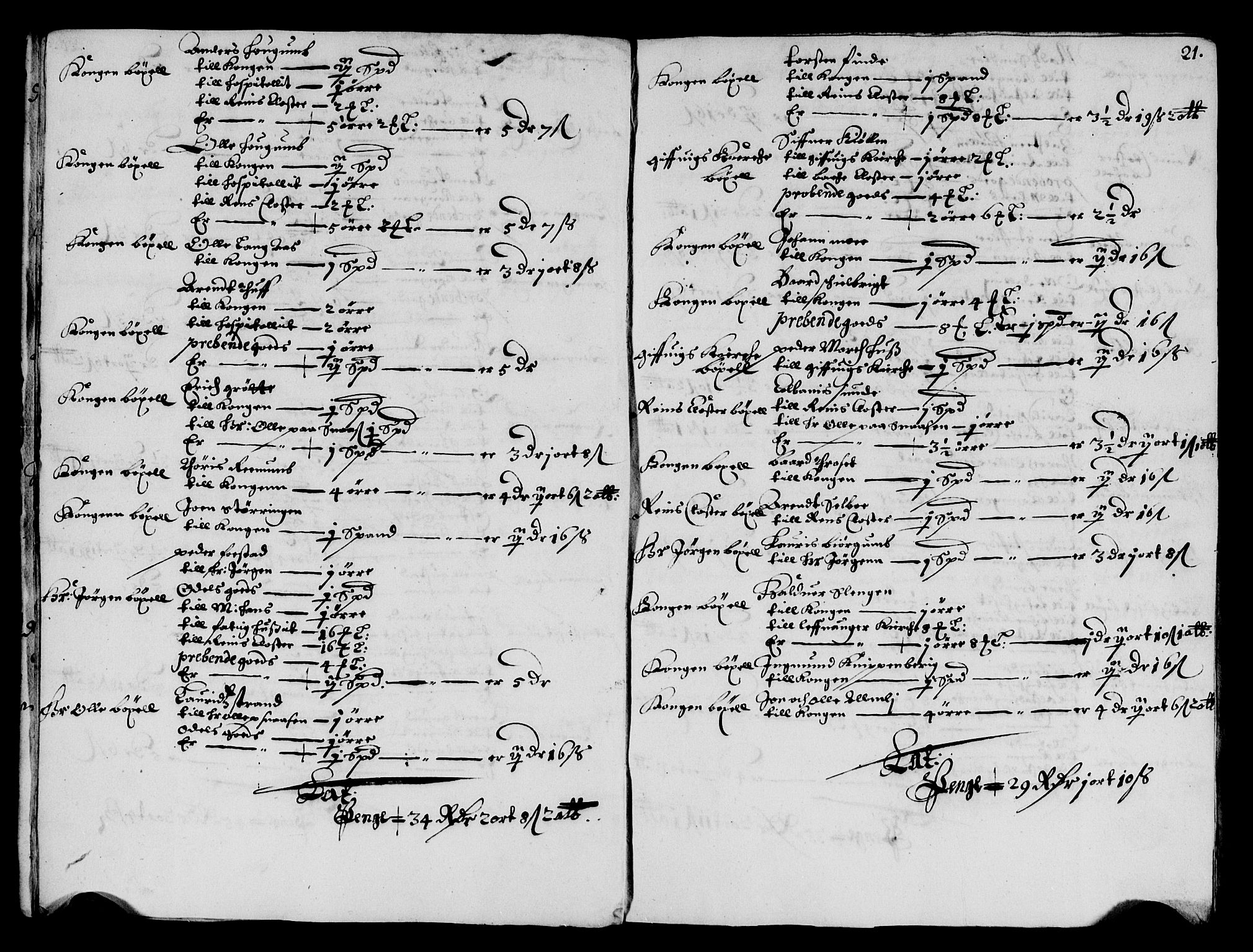 Rentekammeret inntil 1814, Reviderte regnskaper, Lensregnskaper, AV/RA-EA-5023/R/Rb/Rbw/L0127: Trondheim len, 1656-1657