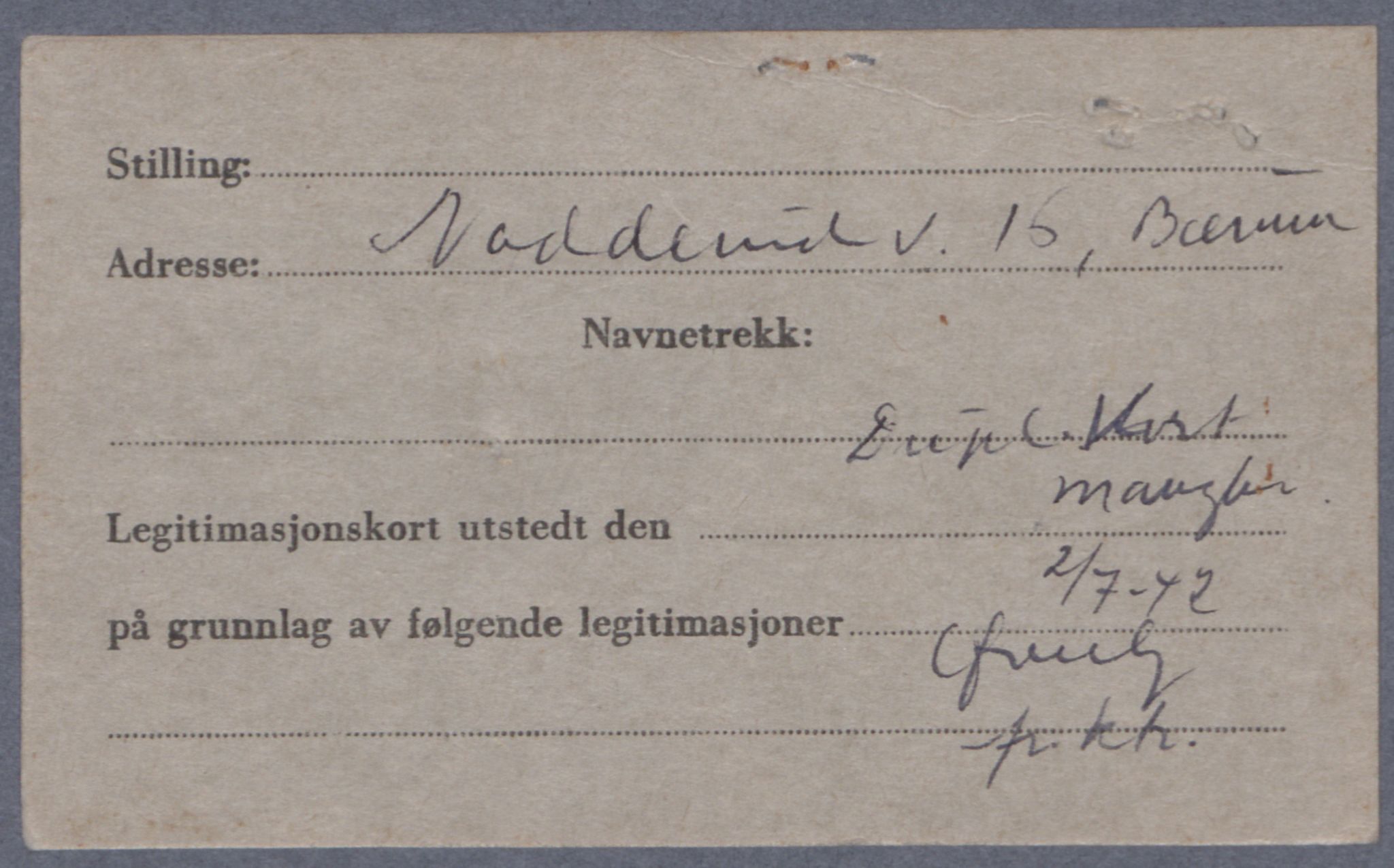 Sosialdepartementet, Våre Falne, RA/S-1708/E/Ee/L0021A: Fotografier av jøder på legitimasjonskort (1941-42), 1941-1942, s. 186
