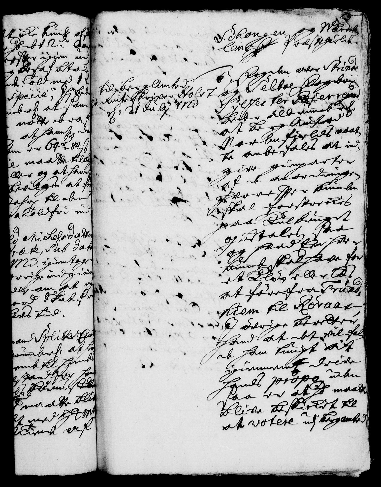 Rentekammeret, Kammerkanselliet, AV/RA-EA-3111/G/Gh/Gha/L0006: Norsk ekstraktmemorialprotokoll (merket RK 53.51), 1723-1724, s. 3