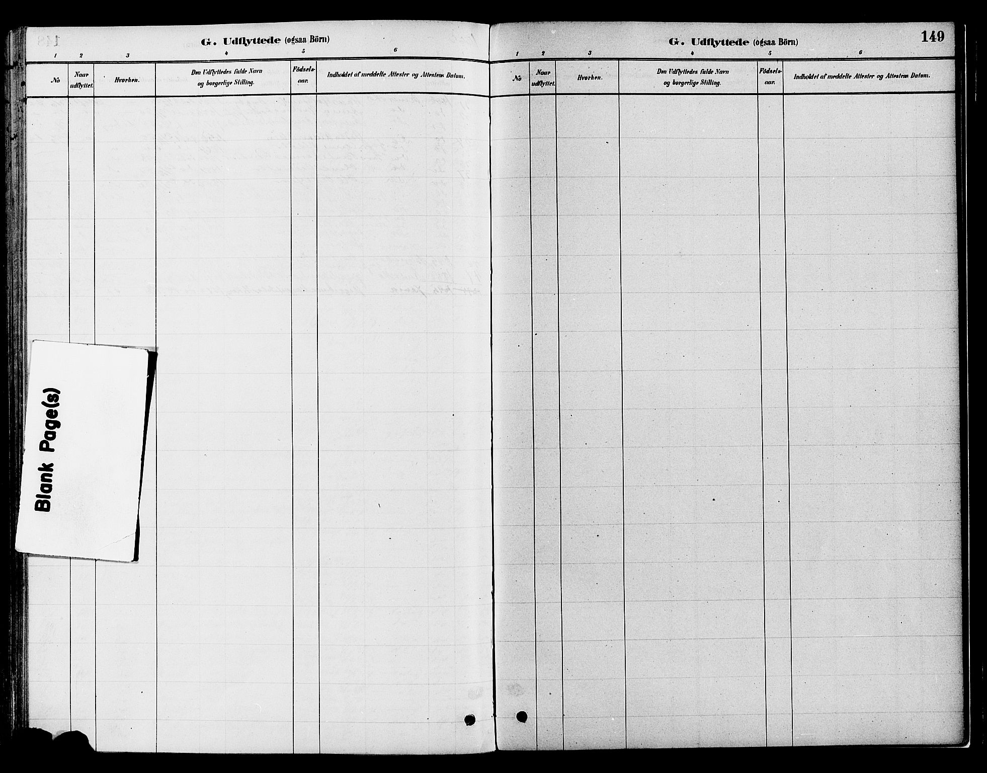 Gran prestekontor, SAH/PREST-112/H/Ha/Haa/L0016: Ministerialbok nr. 16, 1880-1888, s. 149