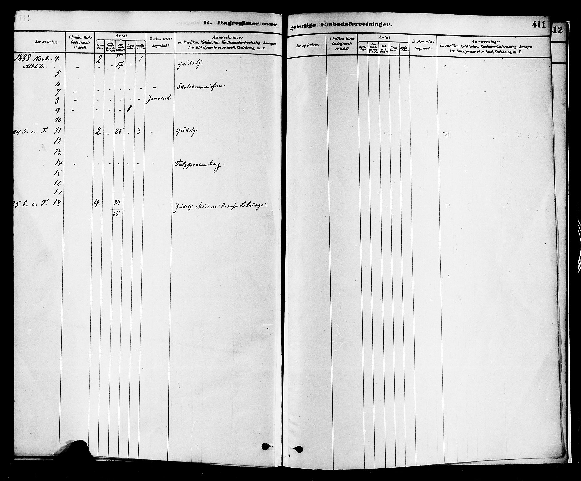 Sande Kirkebøker, AV/SAKO-A-53/F/Fa/L0006: Ministerialbok nr. 6, 1878-1888, s. 411