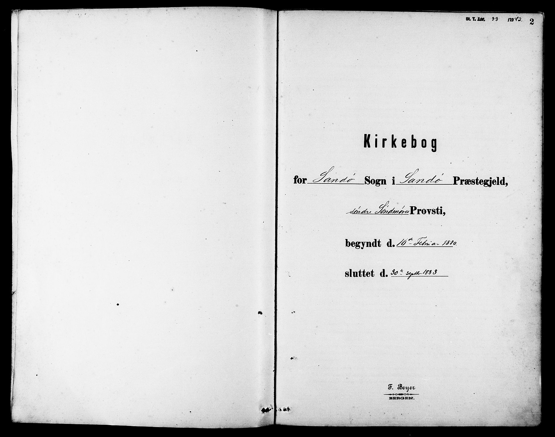 Ministerialprotokoller, klokkerbøker og fødselsregistre - Møre og Romsdal, SAT/A-1454/503/L0036: Ministerialbok nr. 503A04, 1879-1883, s. 2
