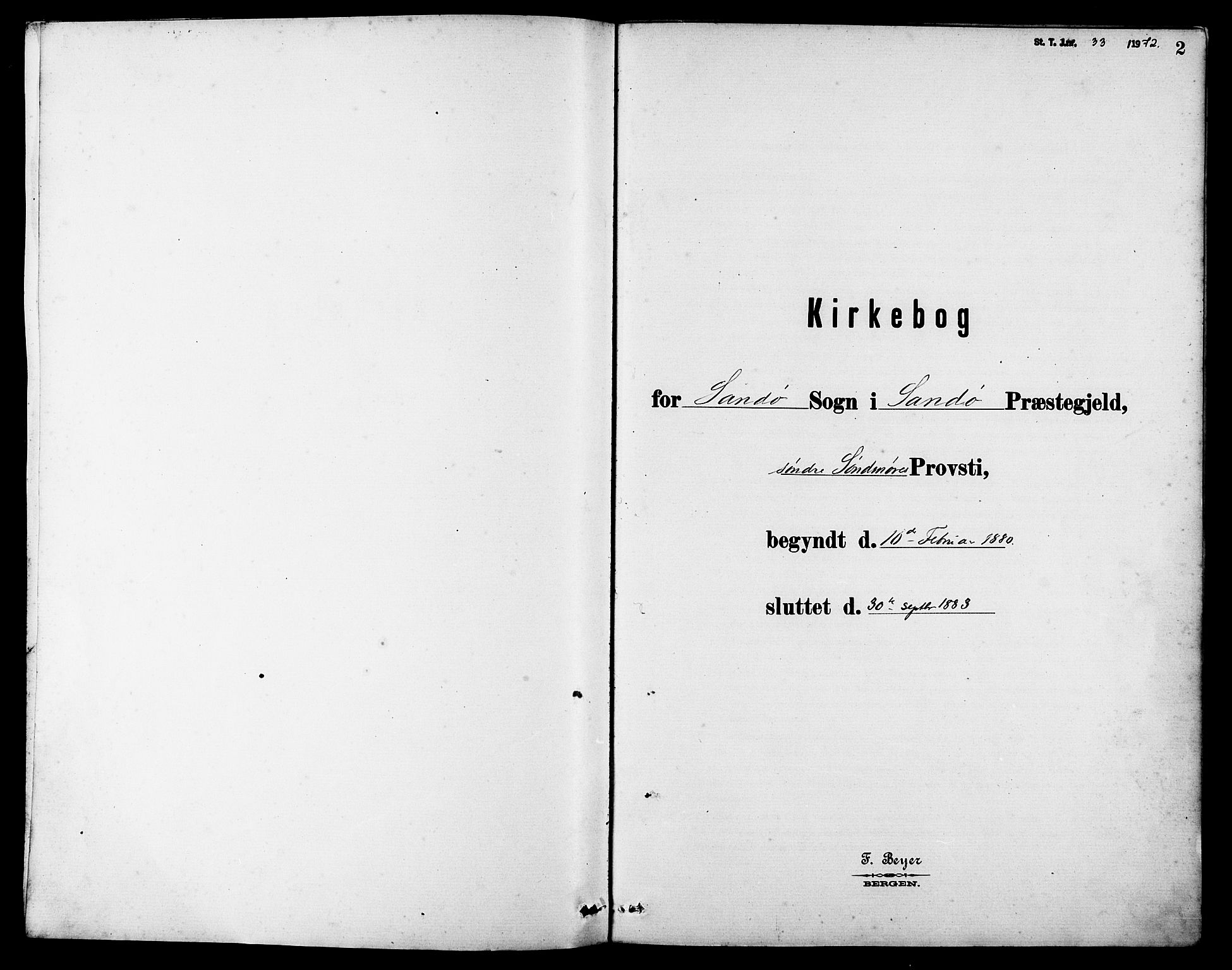 Ministerialprotokoller, klokkerbøker og fødselsregistre - Møre og Romsdal, AV/SAT-A-1454/503/L0036: Ministerialbok nr. 503A04, 1879-1883, s. 2