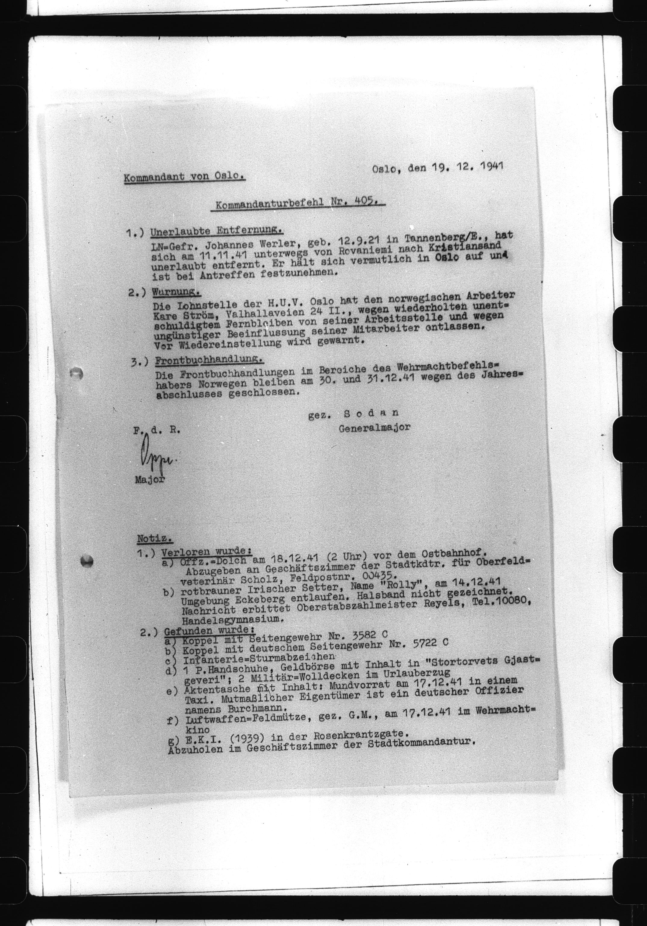 Documents Section, AV/RA-RAFA-2200/V/L0061: Film med LMDC Serial Numbers, 1940-1945, s. 318