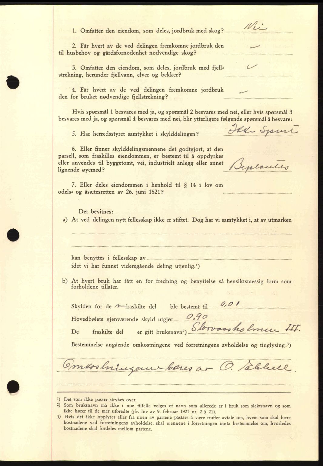 Nordmøre sorenskriveri, SAT/A-4132/1/2/2Ca: Pantebok nr. A90, 1941-1941, Dagboknr: 1483/1941