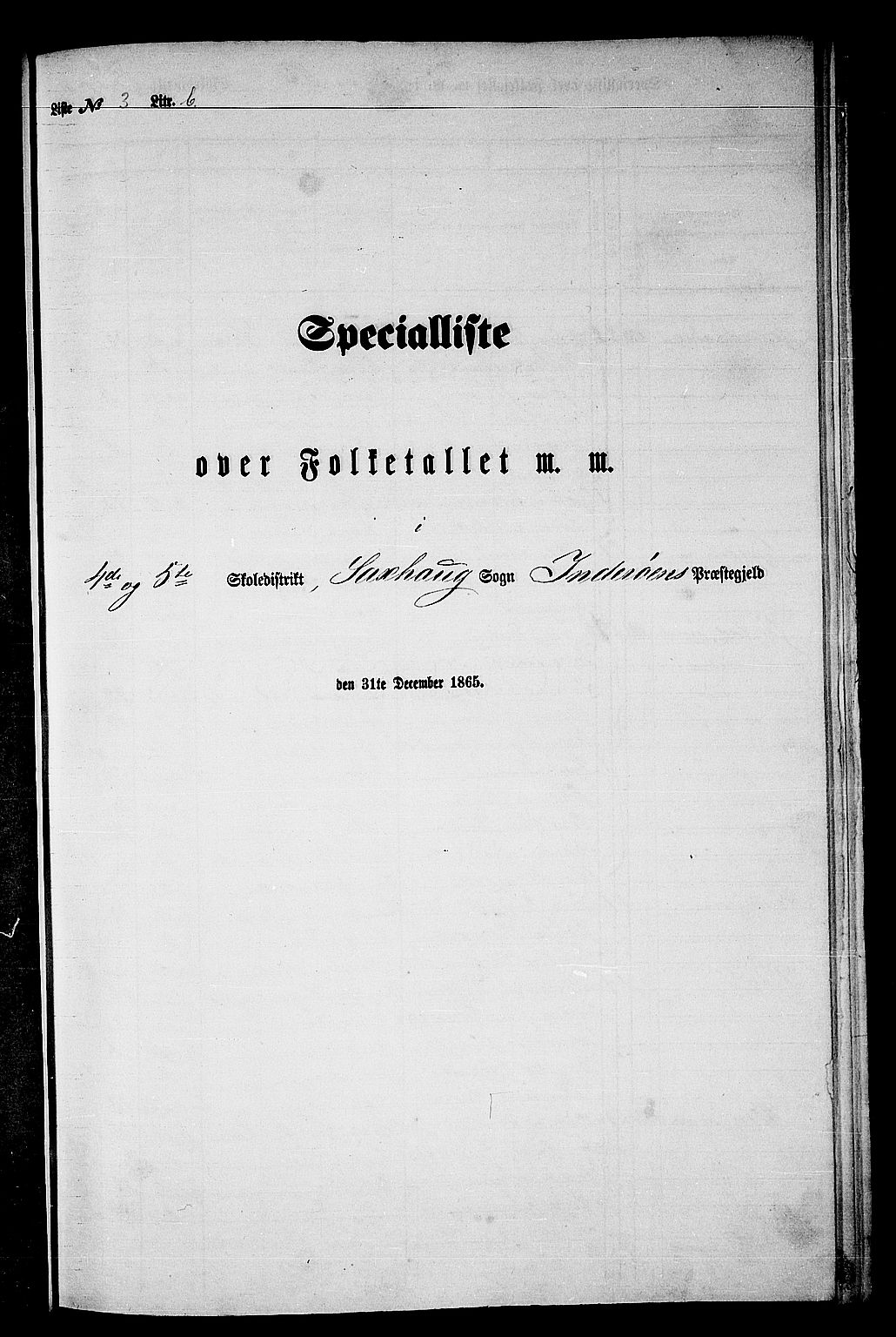 RA, Folketelling 1865 for 1729P Inderøy prestegjeld, 1865, s. 70
