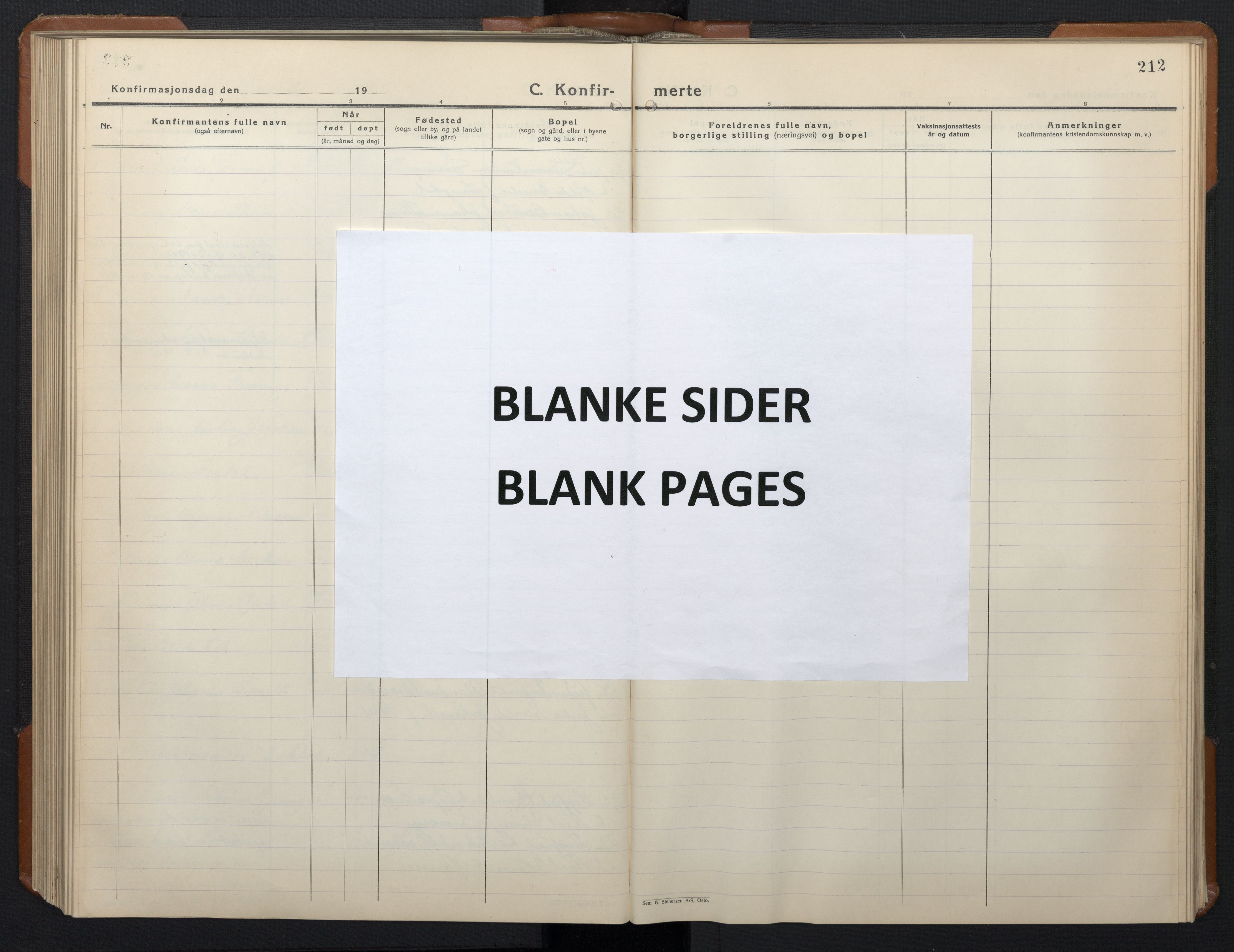 Ministerialprotokoller, klokkerbøker og fødselsregistre - Sør-Trøndelag, AV/SAT-A-1456/657/L0718: Klokkerbok nr. 657C05, 1923-1948, s. 212